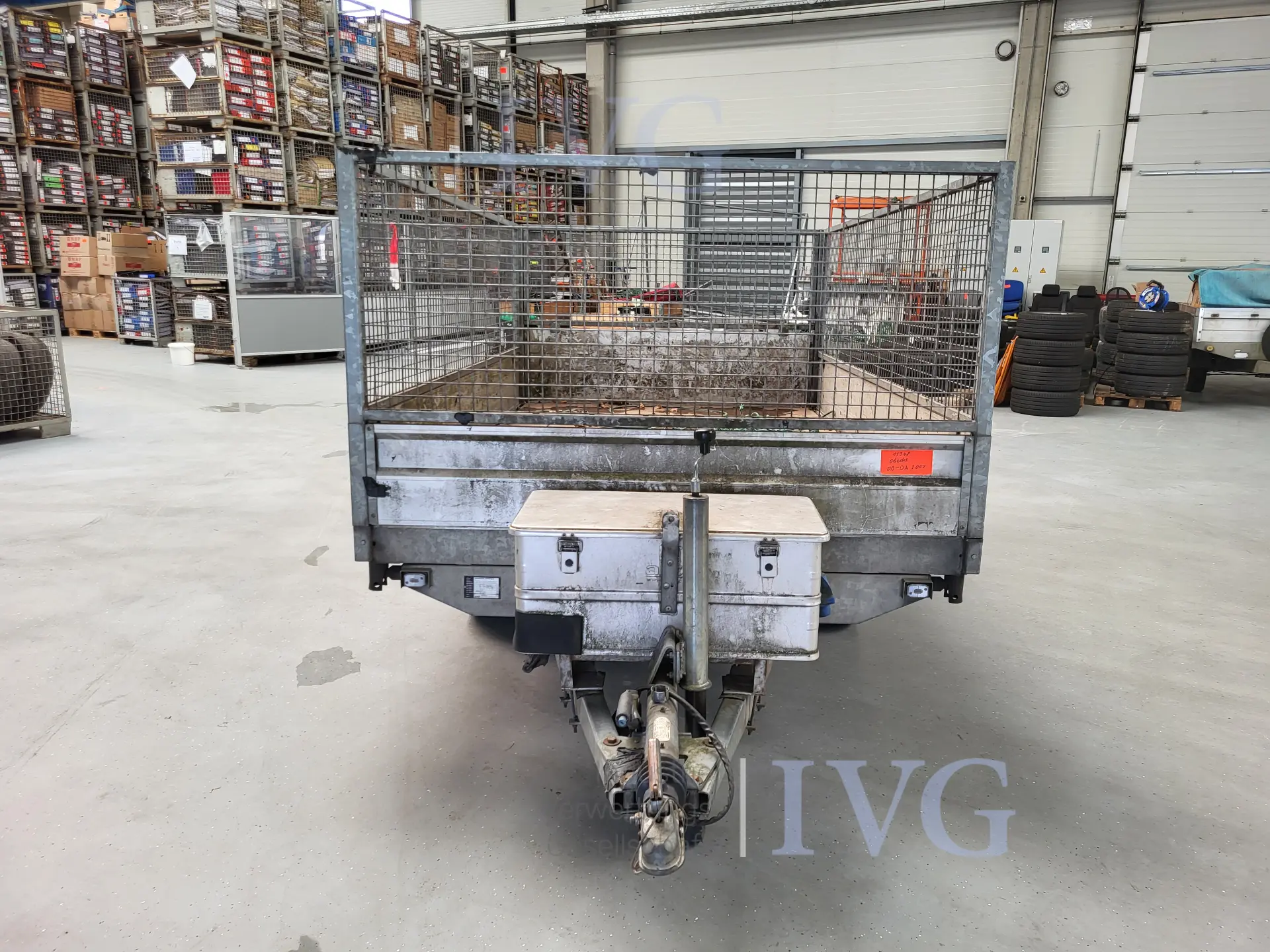 SDAH Kiepwagen met open laadbak WAGENBOUW HAPERT E2700 – foto 2 – kavel bij IVG, Kirchlengern