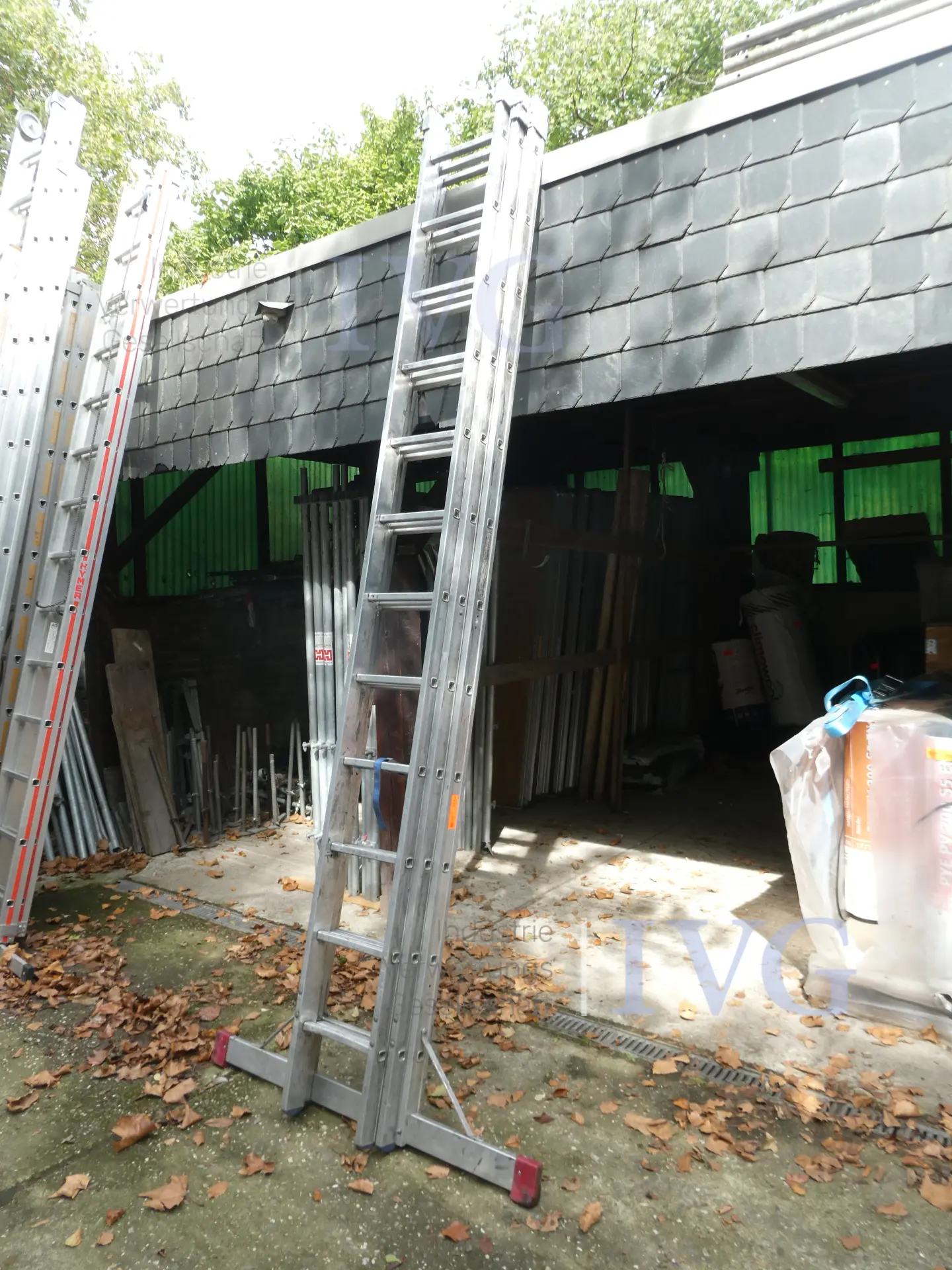 Aluminium uitschuifbare ladder – foto 2 – kavel bij IVG, Oberhausen