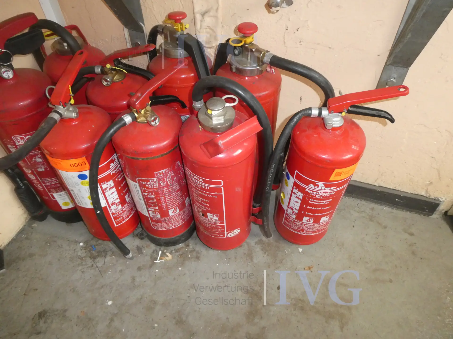 Voorraad handbrandblussers – foto 3 – kavel bij IVG, Oberhausen