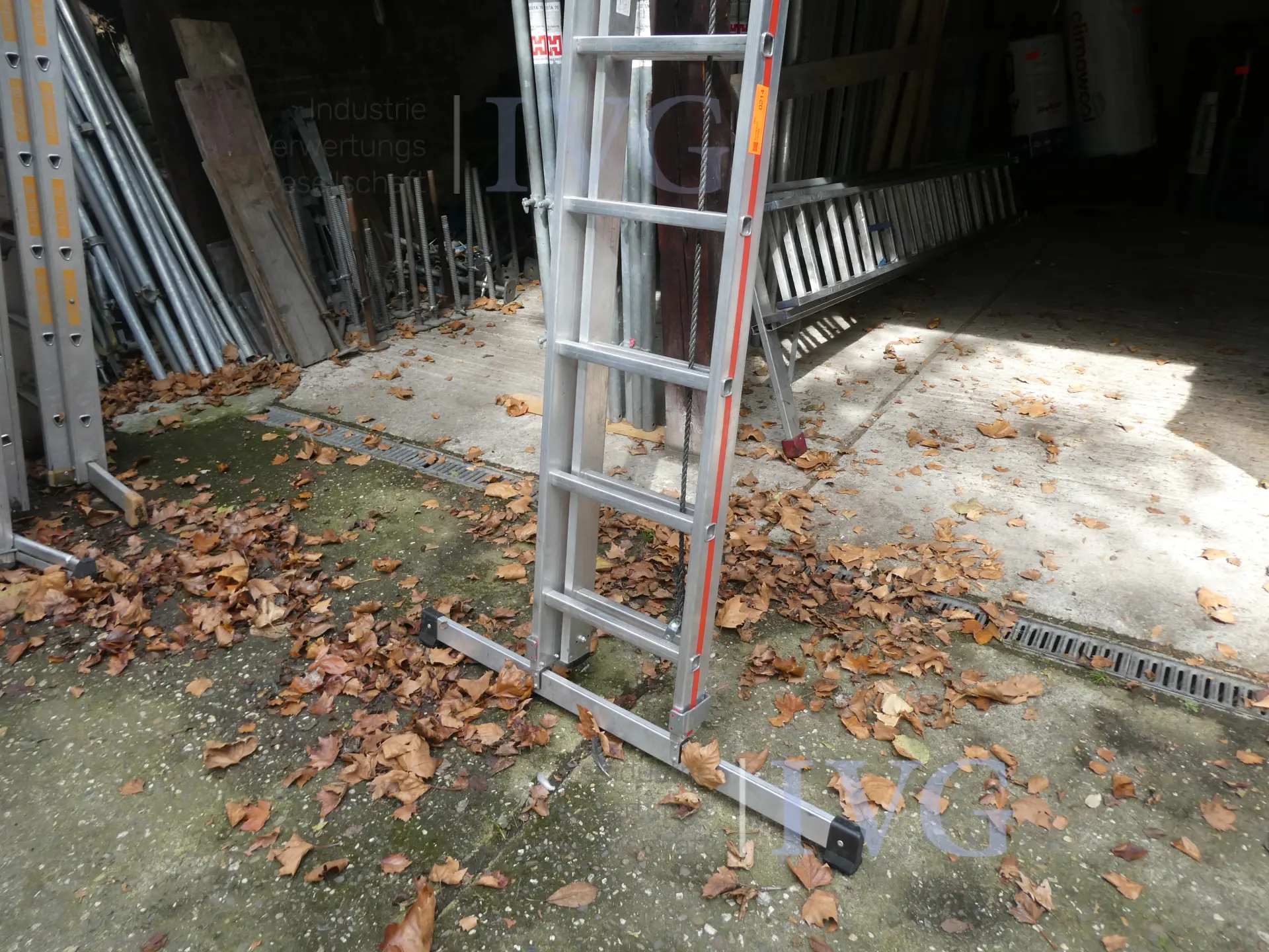 HYMER aluminium uitschuifbare ladder – foto 3 – kavel bij IVG, Oberhausen