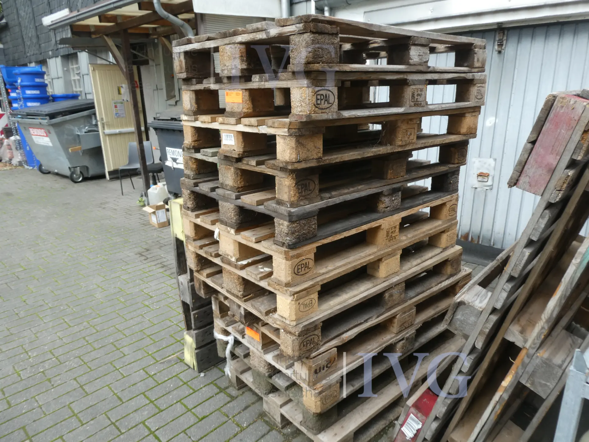 Bestand Euro-Paletten – foto 2 – kavel bij IVG, Oberhausen