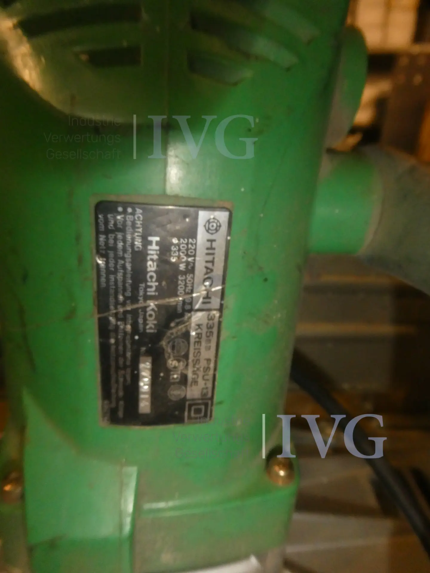Handcirkelzaag HITACHI PSU-13 – foto 3 – kavel bij IVG, Oberhausen