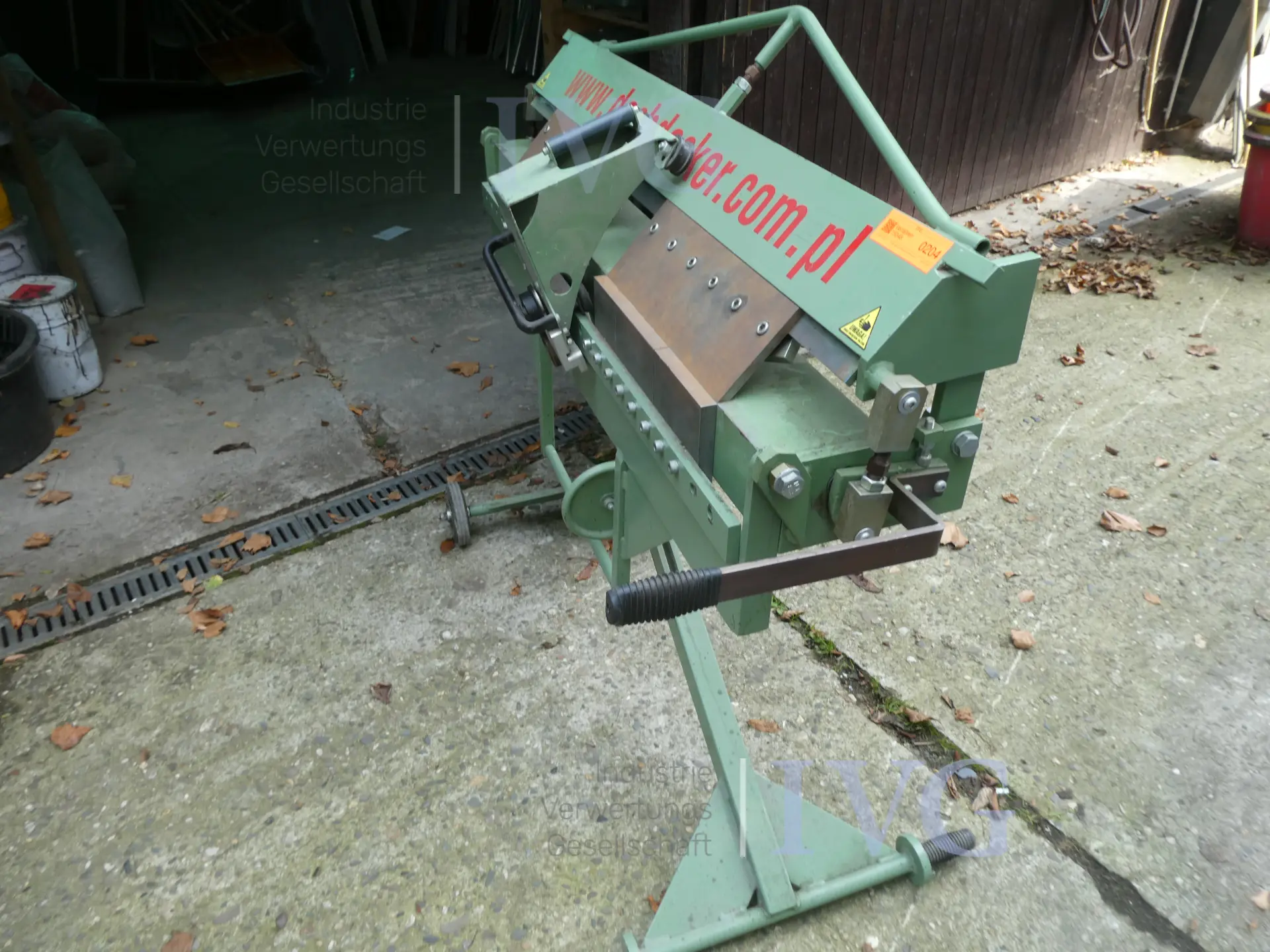 handmatige zwenkbuigmachine DACHDECKER.COM.PL – foto 4 – kavel bij IVG, Oberhausen