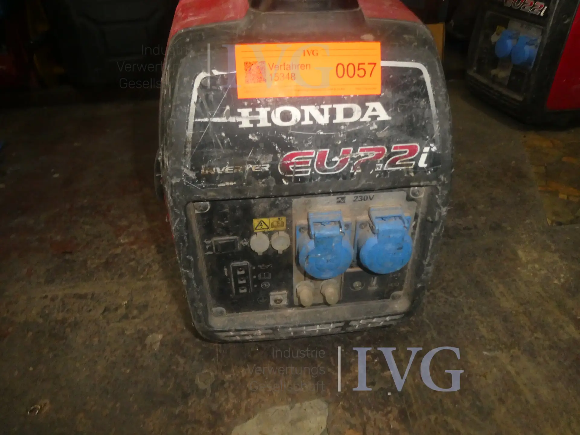 Stromerzeuger HONDA EU22i – foto 3 – kavel bij IVG, Oberhausen