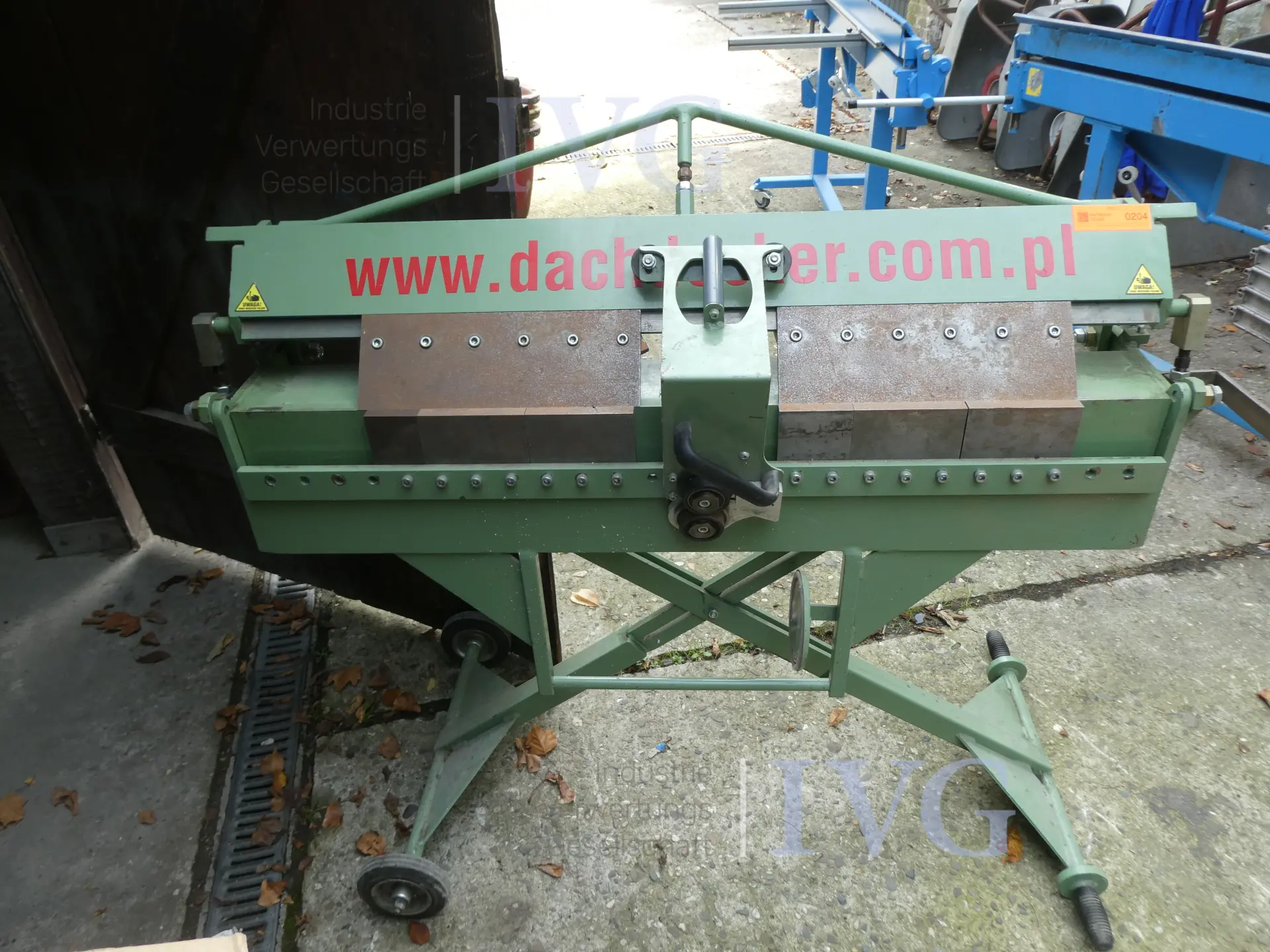 handmatige zwenkbuigmachine DACHDECKER.COM.PL – foto 2 – kavel bij IVG, Oberhausen