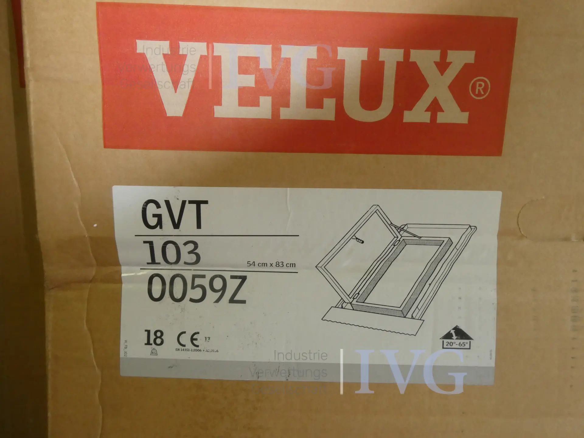 Dakraam VELUX GVT 103 0059Z – foto 2 – kavel bij IVG, Oberhausen