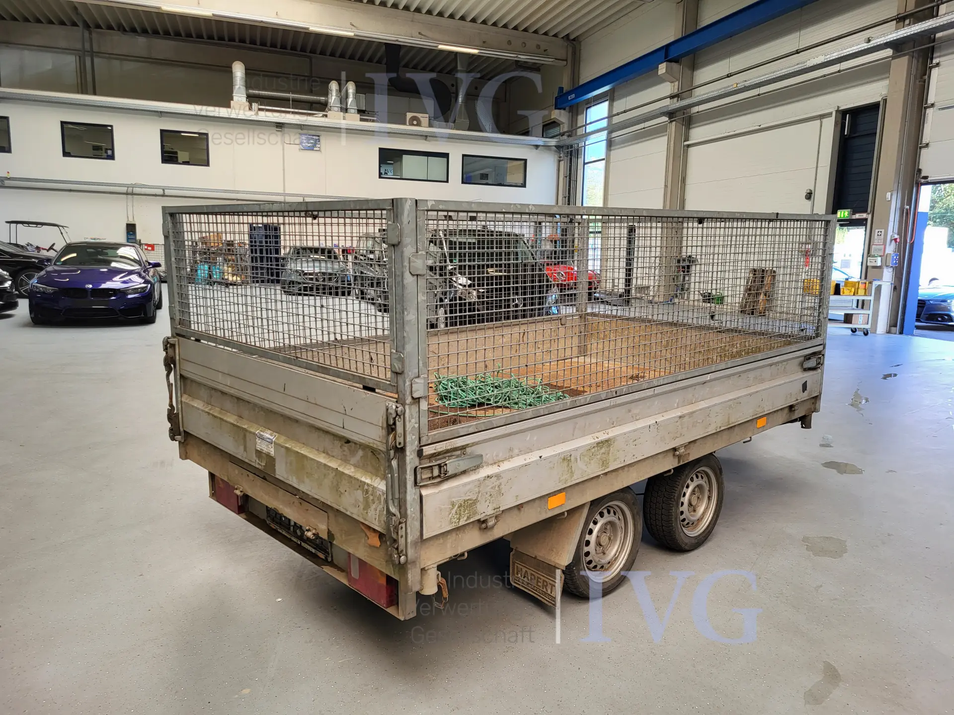 SDAH Kiepwagen met open laadbak WAGENBOUW HAPERT E2700 – foto 5 – kavel bij IVG, Kirchlengern