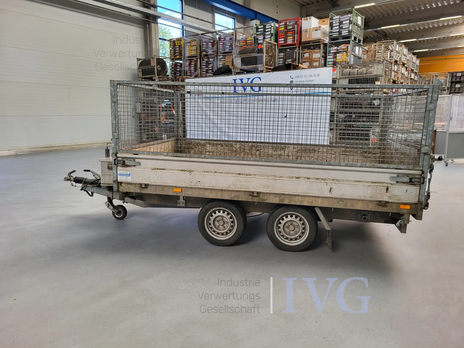 SDAH Kiepwagen met open laadbak WAGENBOUW HAPERT E2700 – foto 8 – kavel bij IVG, Kirchlengern