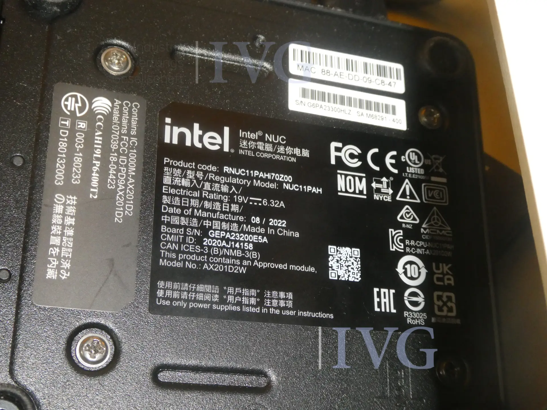 Mini-PC INTEL NUC 11PAH – foto 5 – kavel bij IVG, Oberhausen