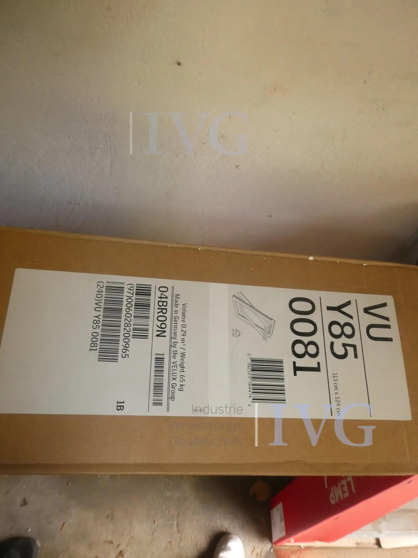Dakraam VELUX VU Y85 0081 – foto 3 – kavel bij IVG, Oberhausen