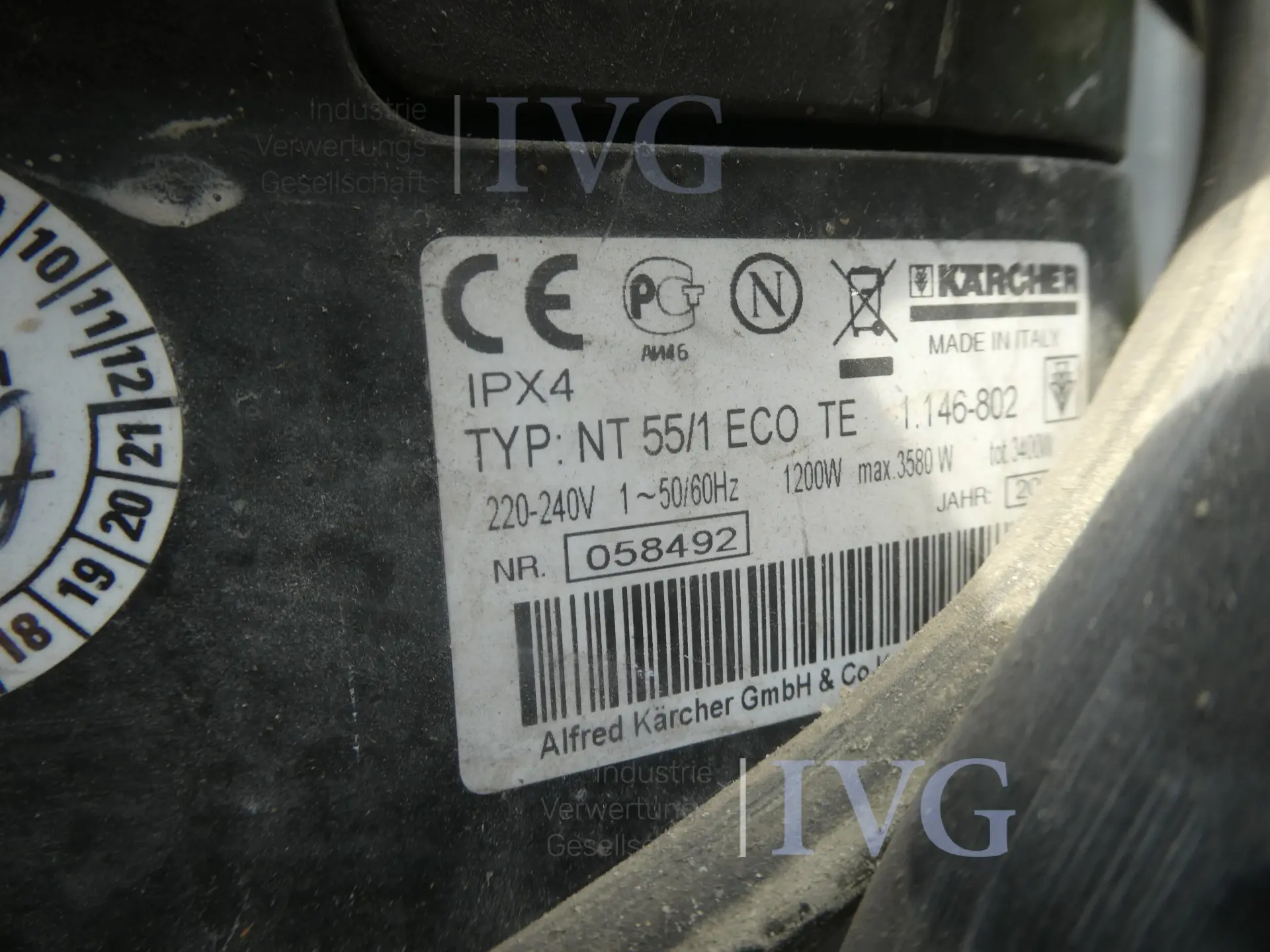 Industriesauger KÄRCHER NT 55/1 Eco TE – foto 5 – kavel bij IVG, Oberhausen