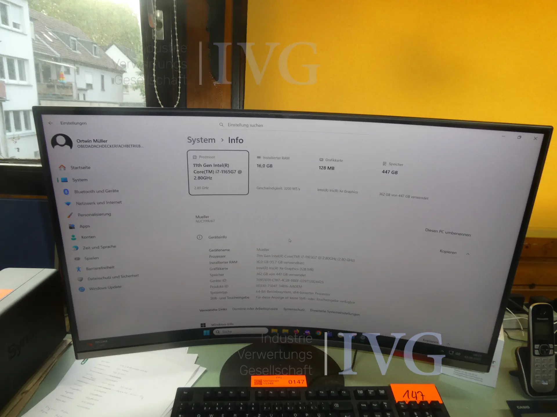 Mini-PC INTEL NUC 11PAH – foto 8 – kavel bij IVG, Oberhausen