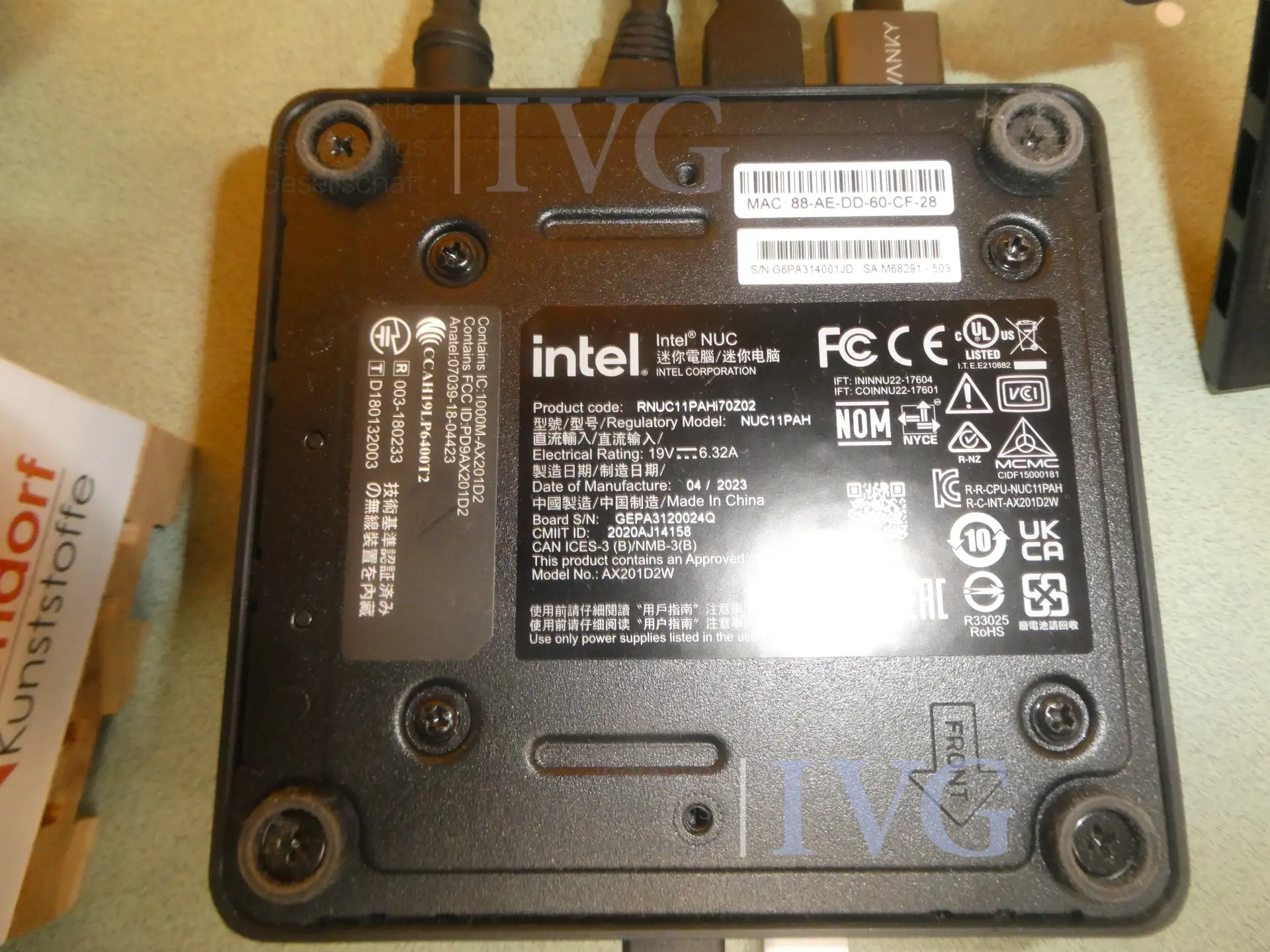 Mini-PC INTEL NUC 11PAH – foto 3 – kavel bij IVG, Oberhausen