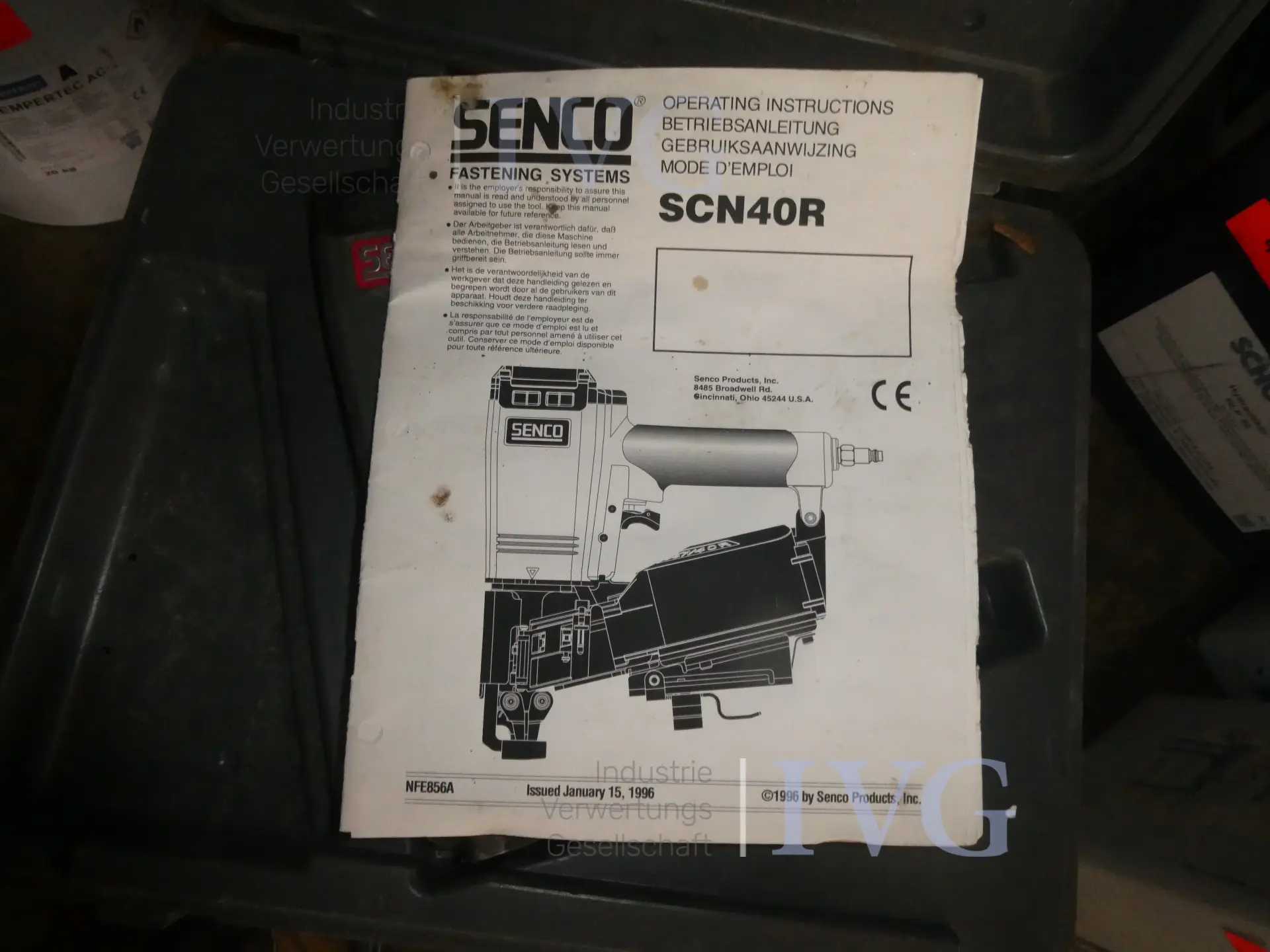 Persluchtnagelmachine SENCO SCN40R – foto 2 – kavel bij IVG, Oberhausen