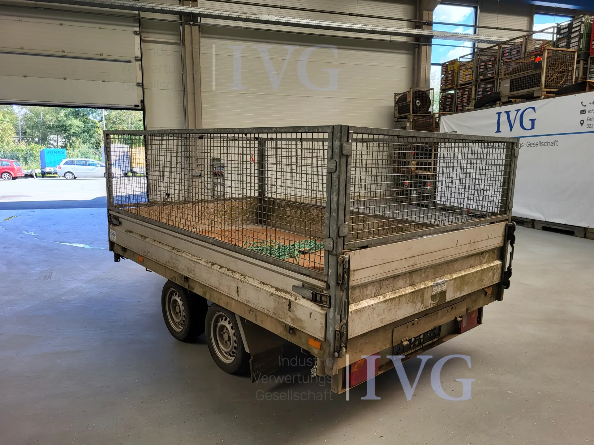 SDAH Kiepwagen met open laadbak WAGENBOUW HAPERT E2700 – foto 7 – kavel bij IVG, Kirchlengern