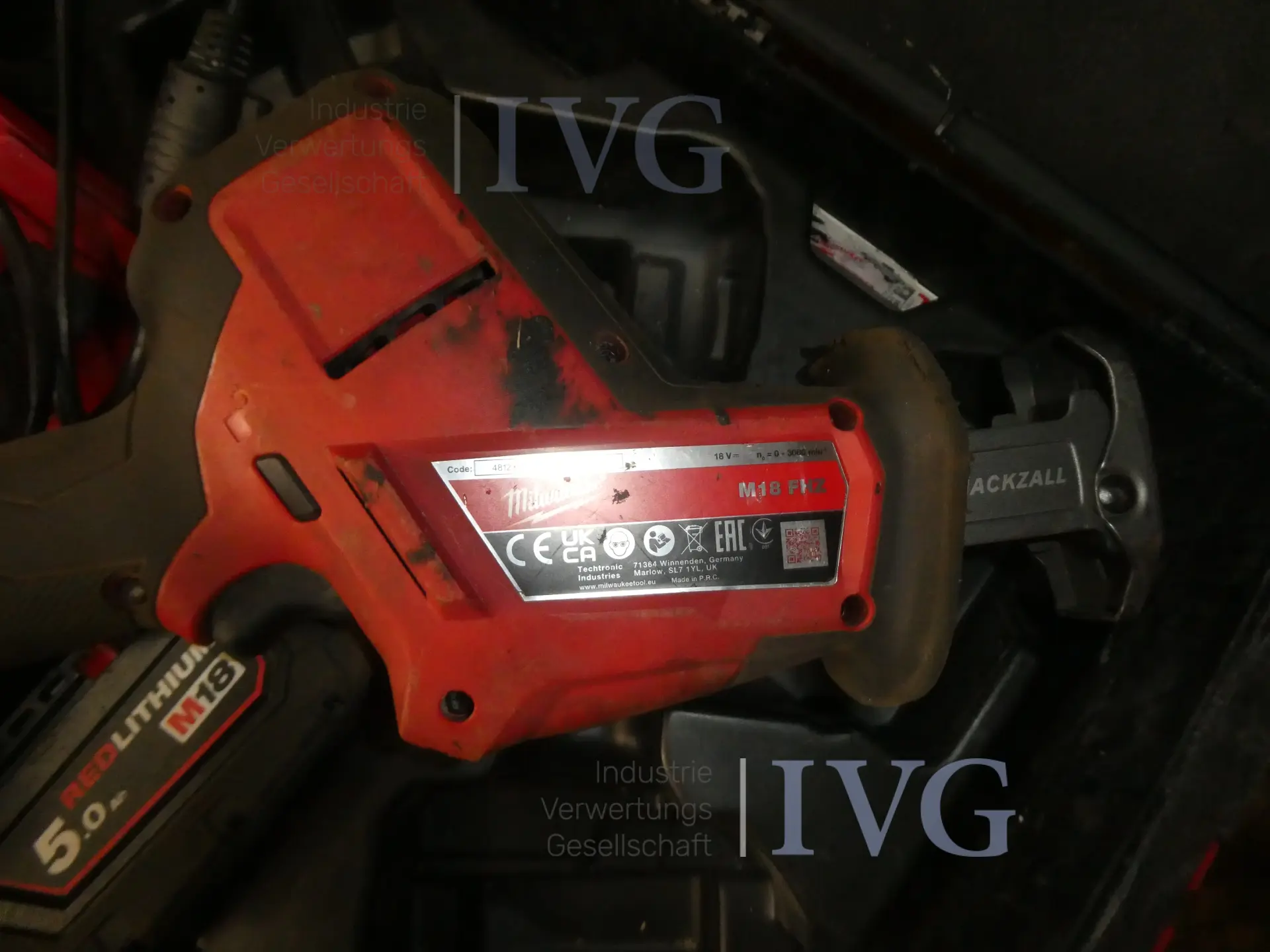 MILWAUKEE M18 FHZ accu-reciprozaag – foto 3 – kavel bij IVG, Oberhausen