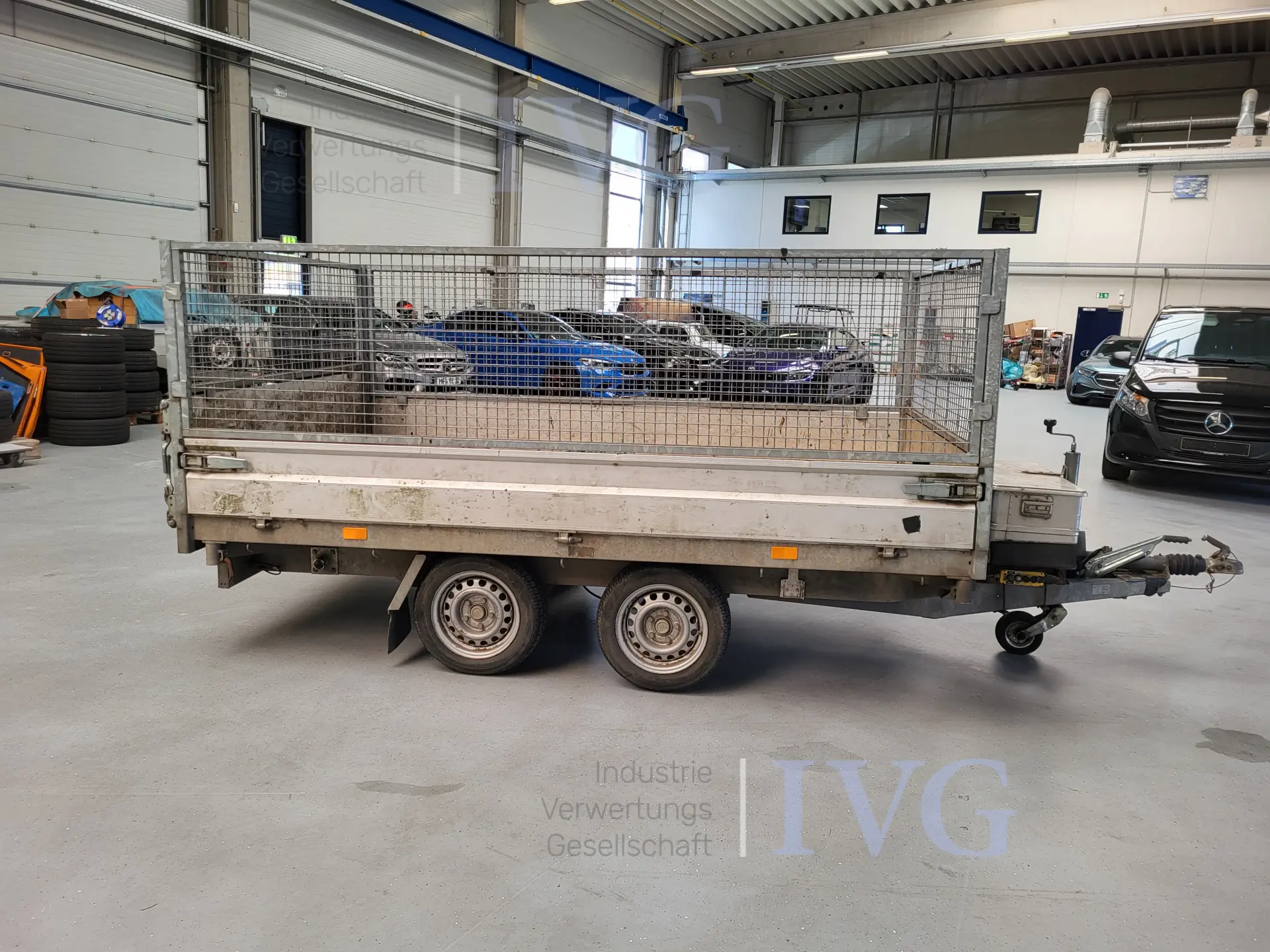 SDAH Kiepwagen met open laadbak WAGENBOUW HAPERT E2700 – foto 4 – kavel bij IVG, Kirchlengern