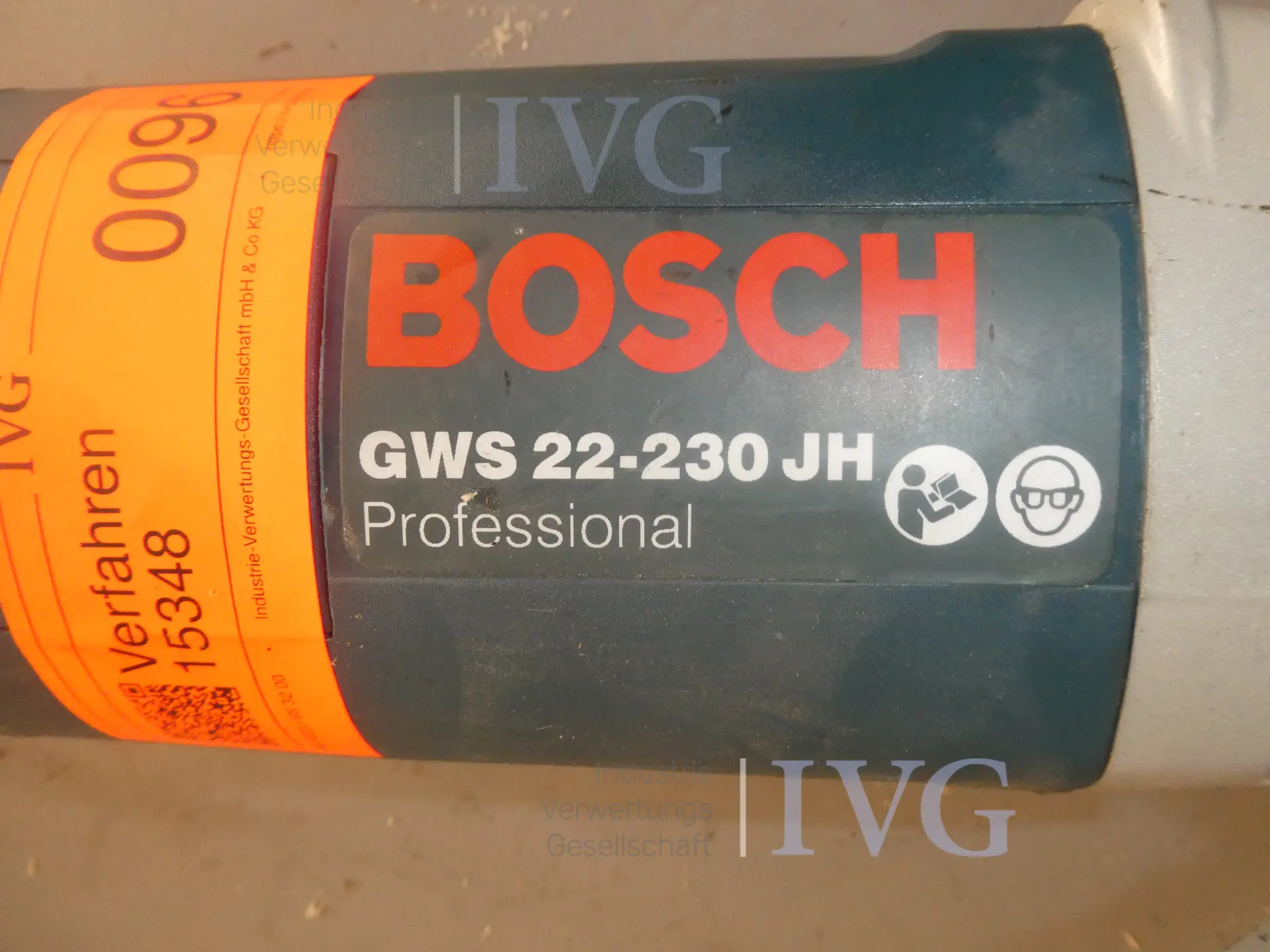 Haakse slijpmachine BOSCH GWS 22-230 JH – foto 3 – kavel bij IVG, Oberhausen