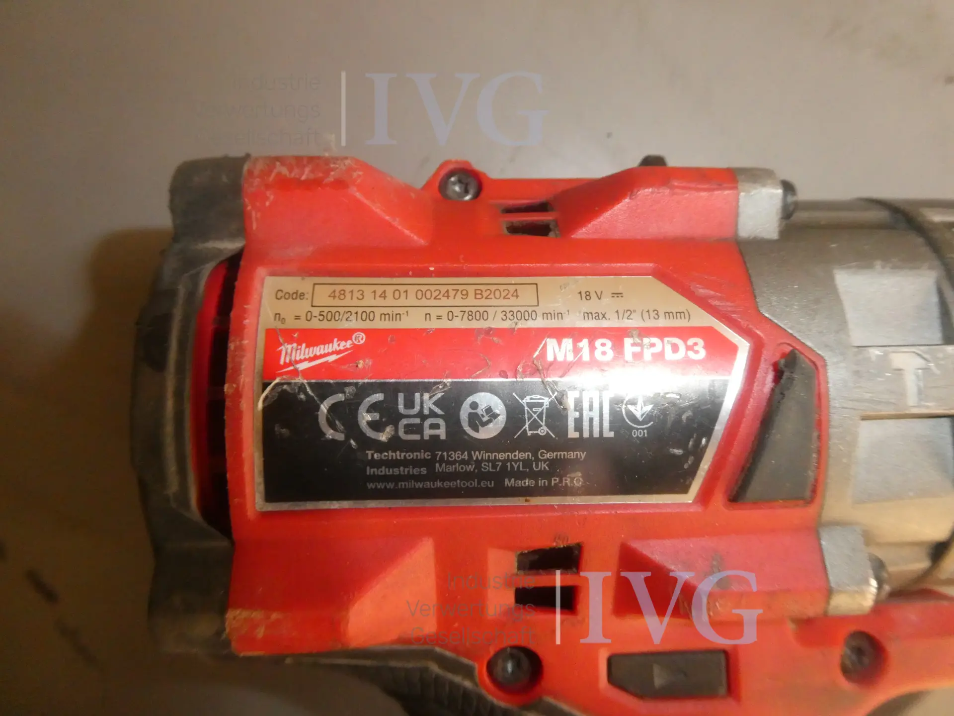 Akku-Schrauber MILWAUKEE M18FPD3 – foto 3 – kavel bij IVG, Oberhausen