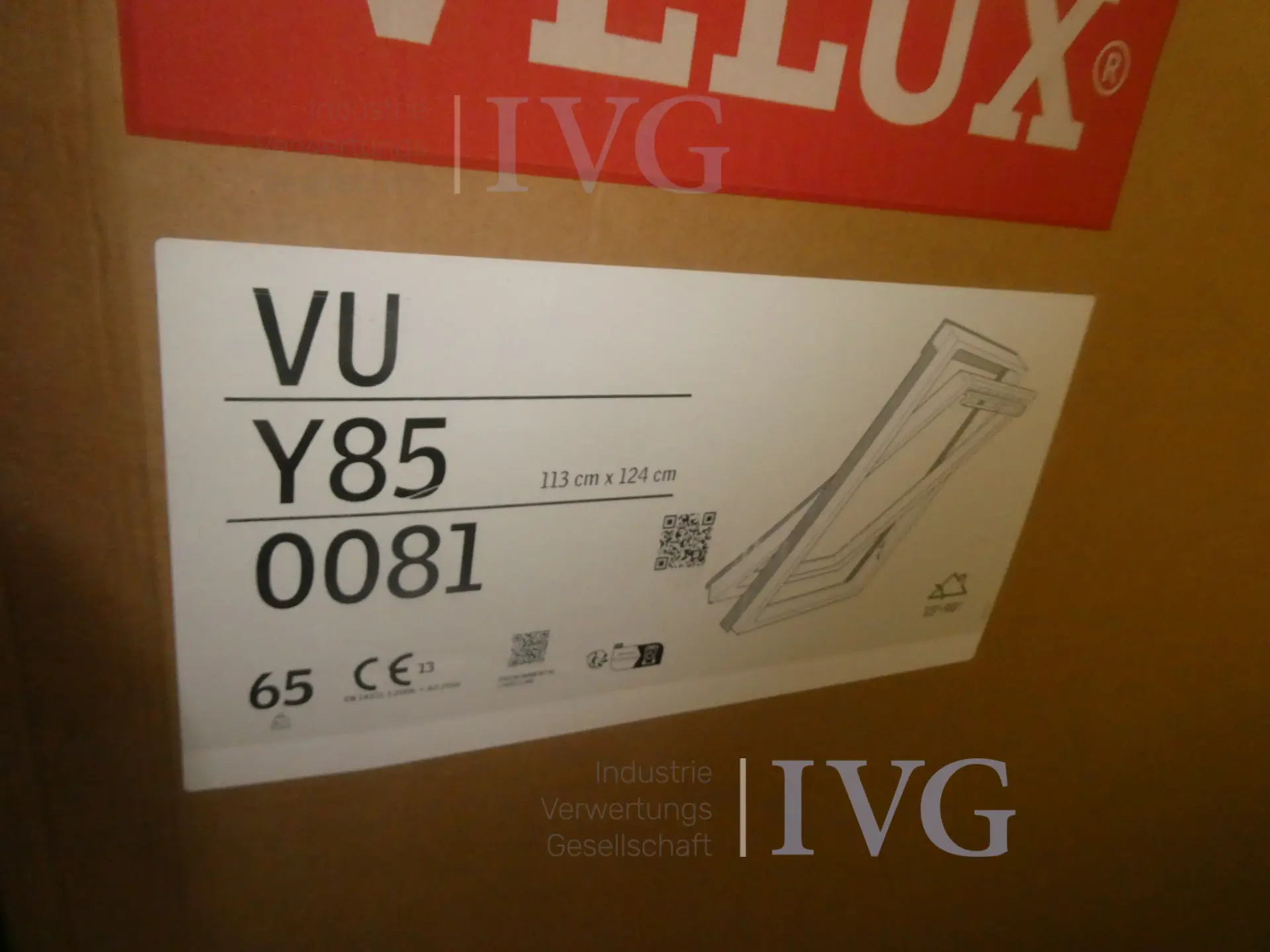 Dakraam VELUX VU Y85 0081 – foto 2 – kavel bij IVG, Oberhausen