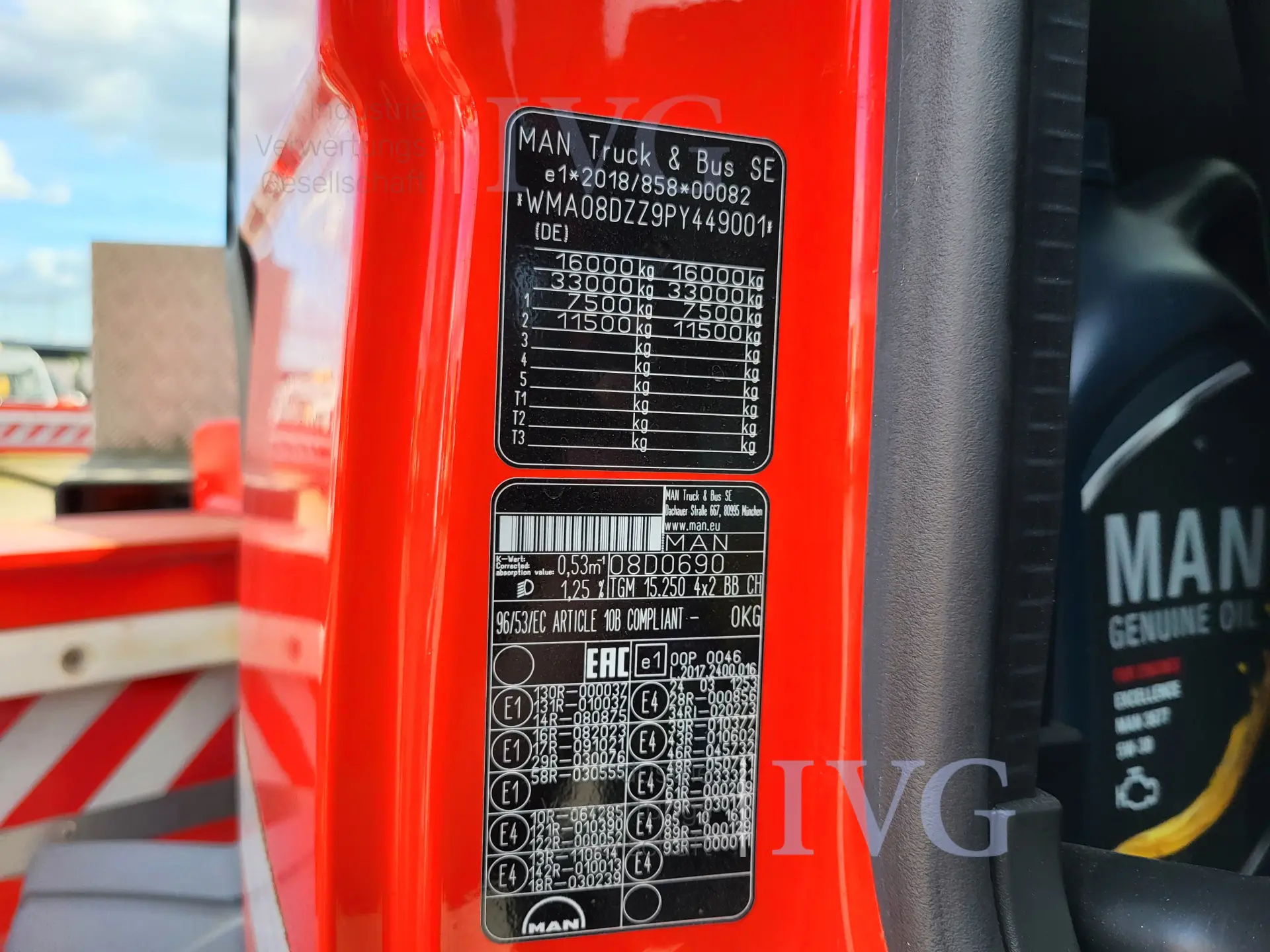 zelfrijdende werkvoertuigen: autokraan MAN TRUCK & BUS TGM – foto 30 – kavel bij IVG, Kirchlengern