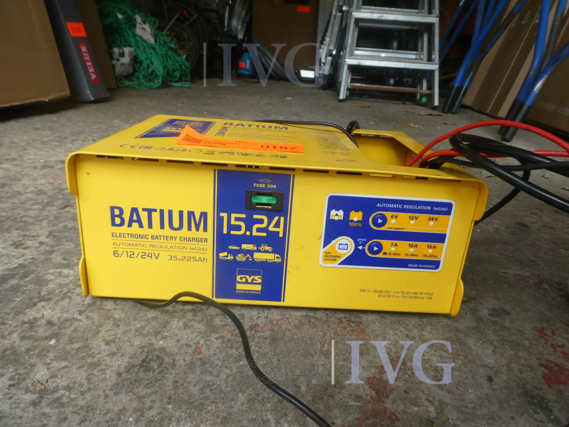 Acculader GYS Battium 15,24 – foto 3 – kavel bij IVG, Oberhausen