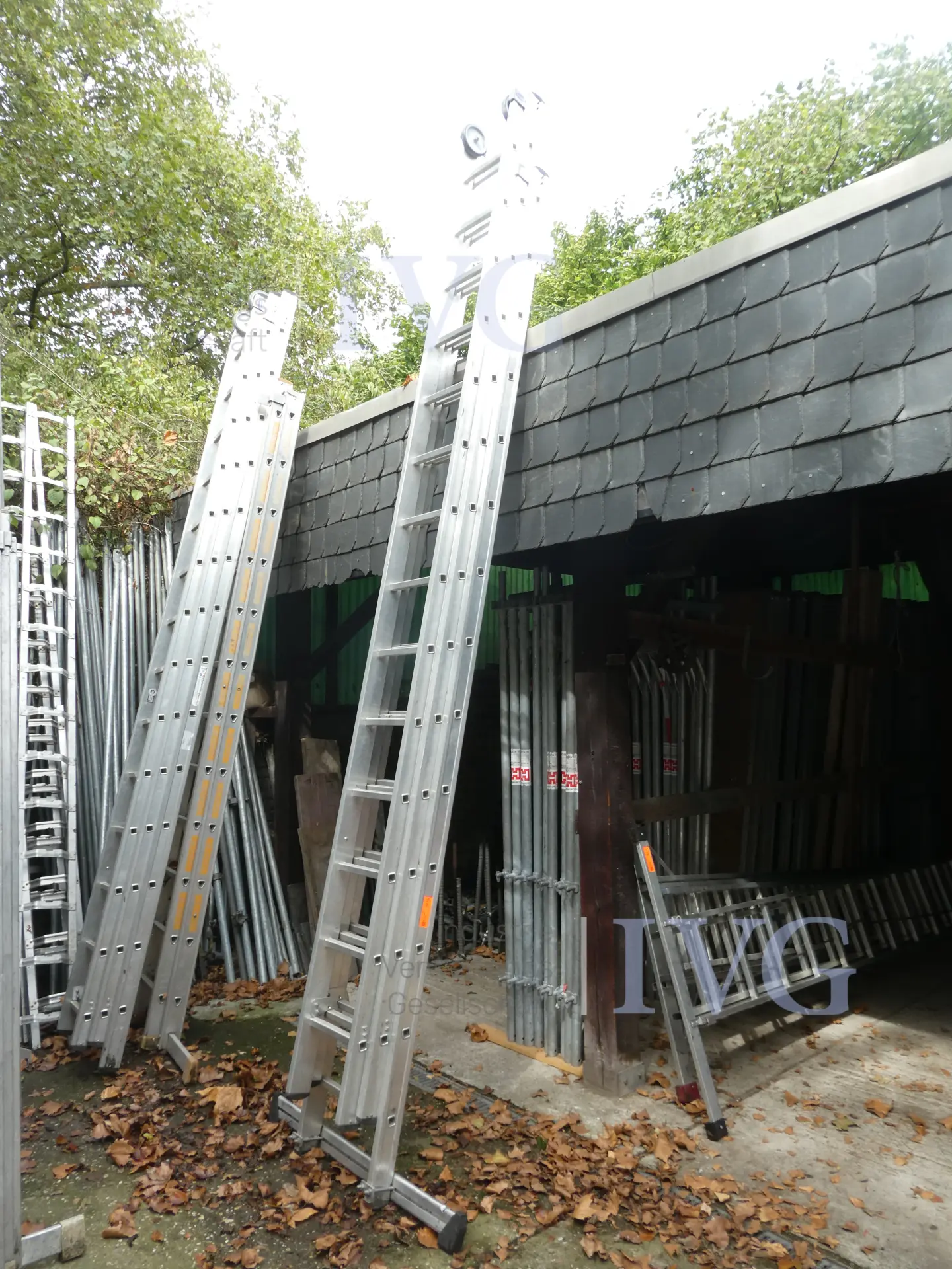 WEISE aluminium uitschuifbare ladder – foto 2 – kavel bij IVG, Oberhausen
