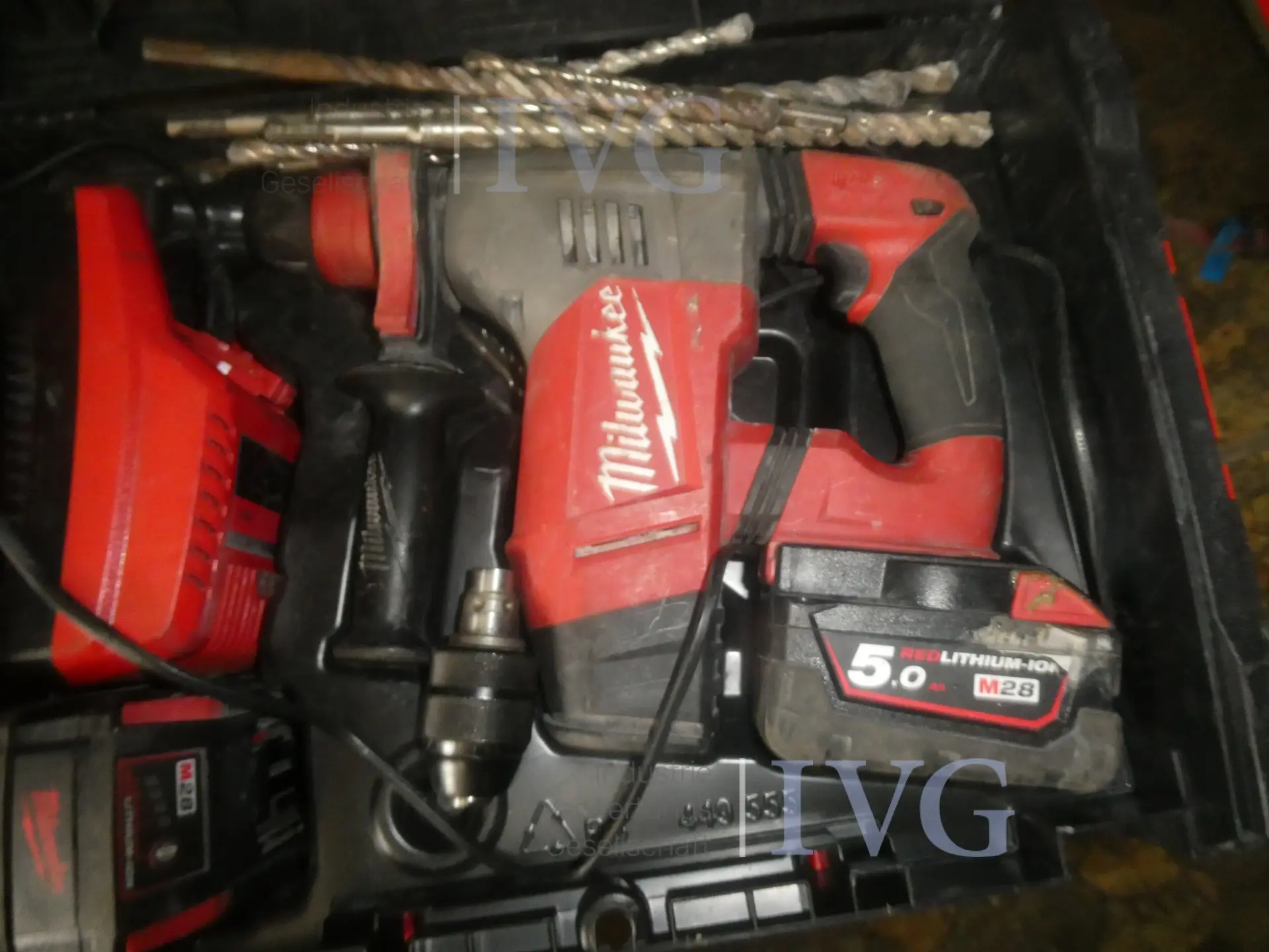 Akku-Bohrhammer MILWAUKEE M28 CHPX – foto 2 – kavel bij IVG, Oberhausen