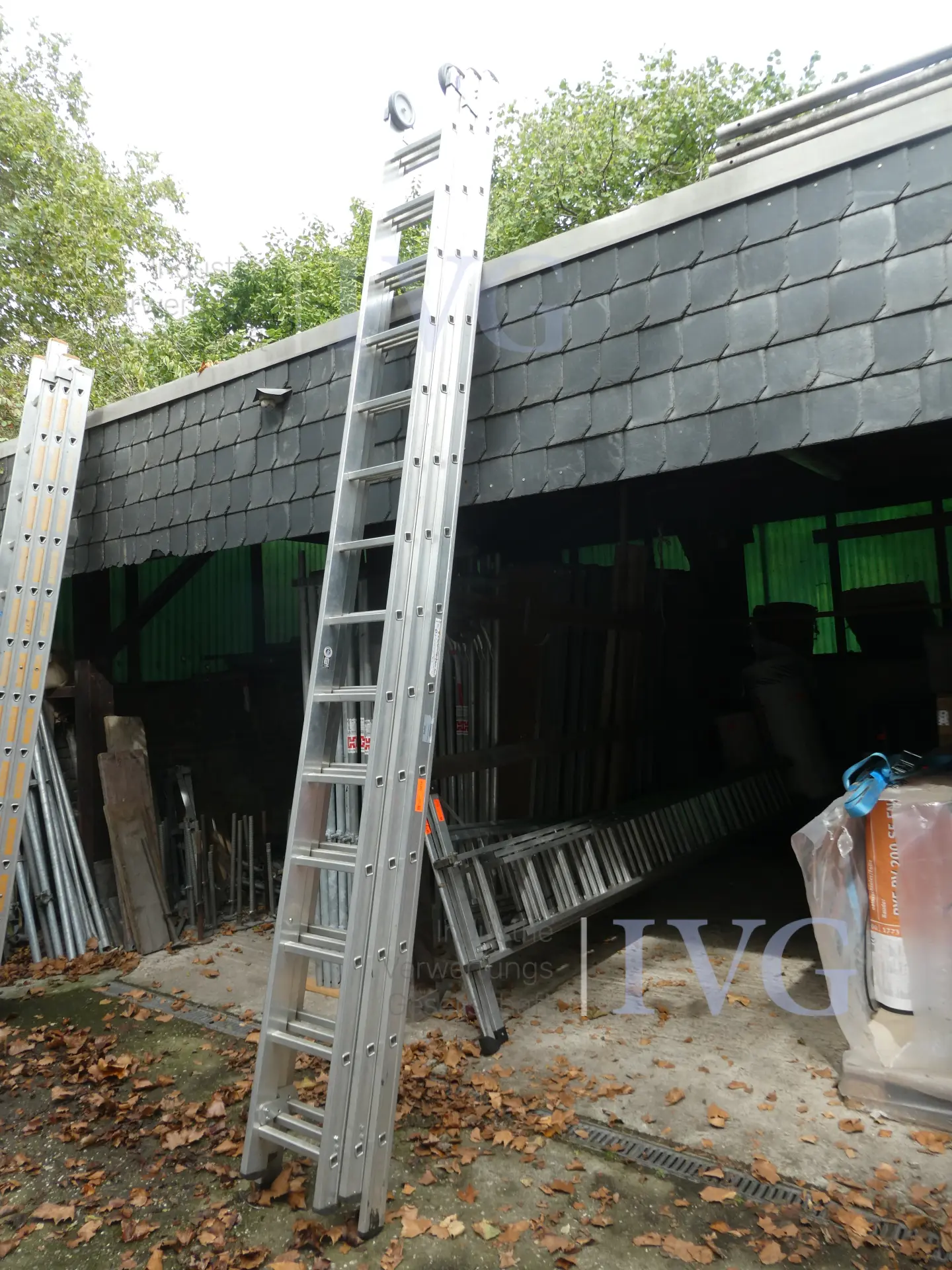 WEISE aluminium uitschuifbare ladder – foto 2 – kavel bij IVG, Oberhausen