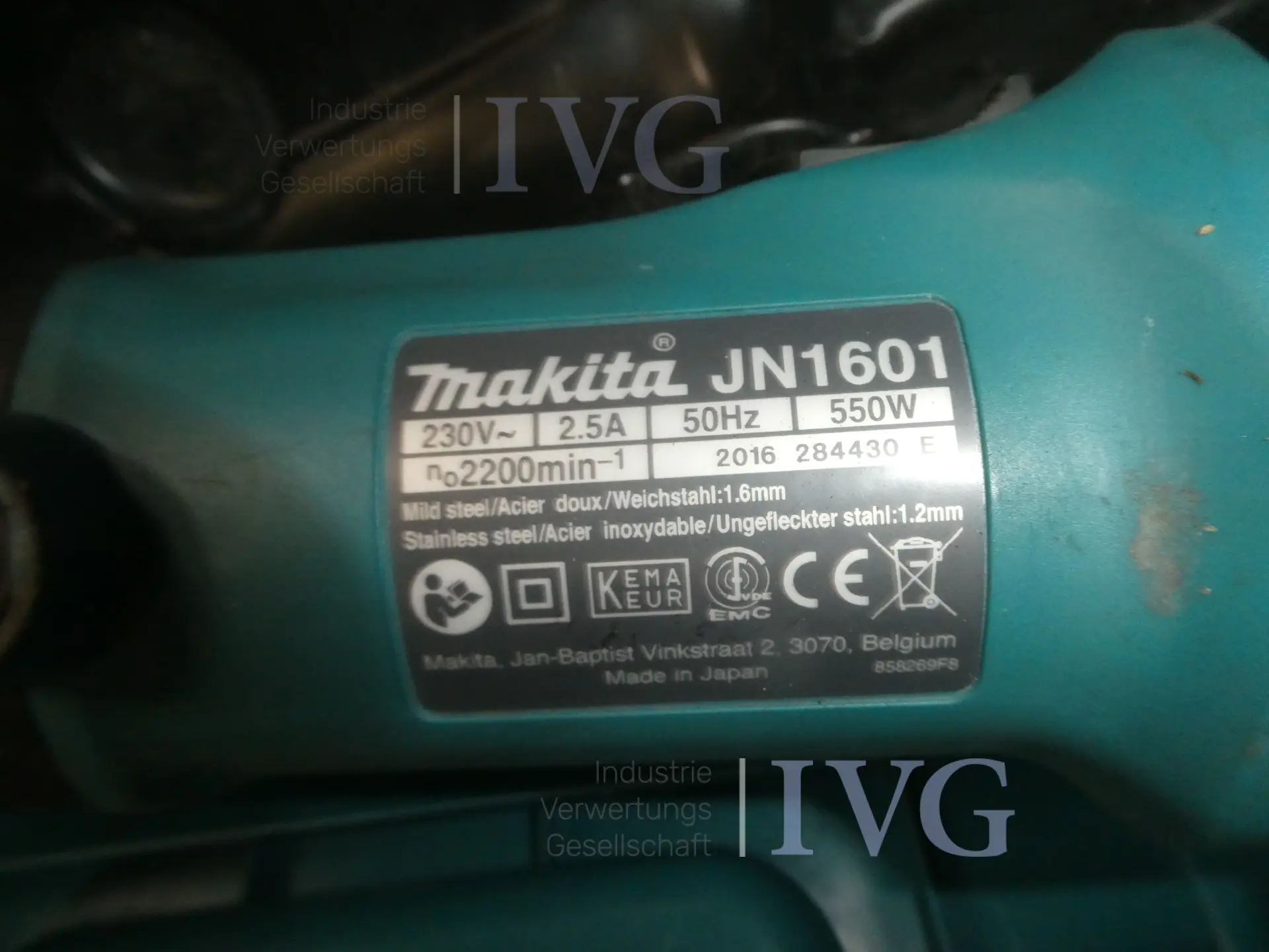 Plaatknabbelaar MAKITA JN1601 – foto 2 – kavel bij IVG, Oberhausen