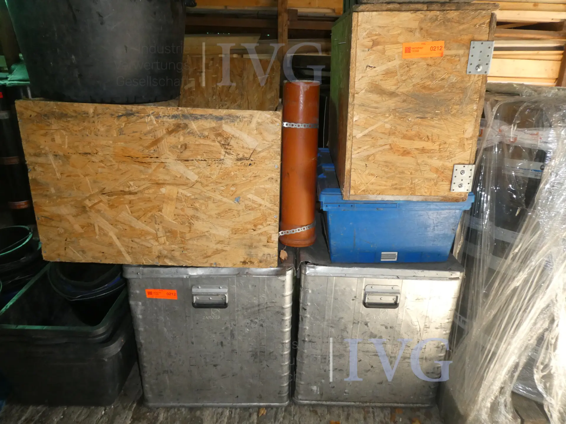 Voorraad transportbakken – foto 2 – kavel bij IVG, Oberhausen