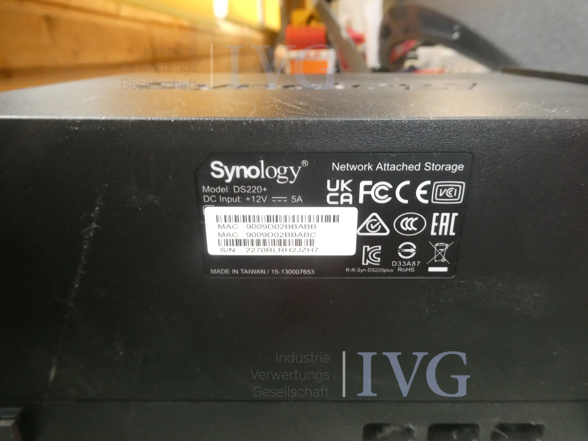 NAS-Server SYNOLOGY DS220+ – foto 3 – kavel bij IVG, Oberhausen