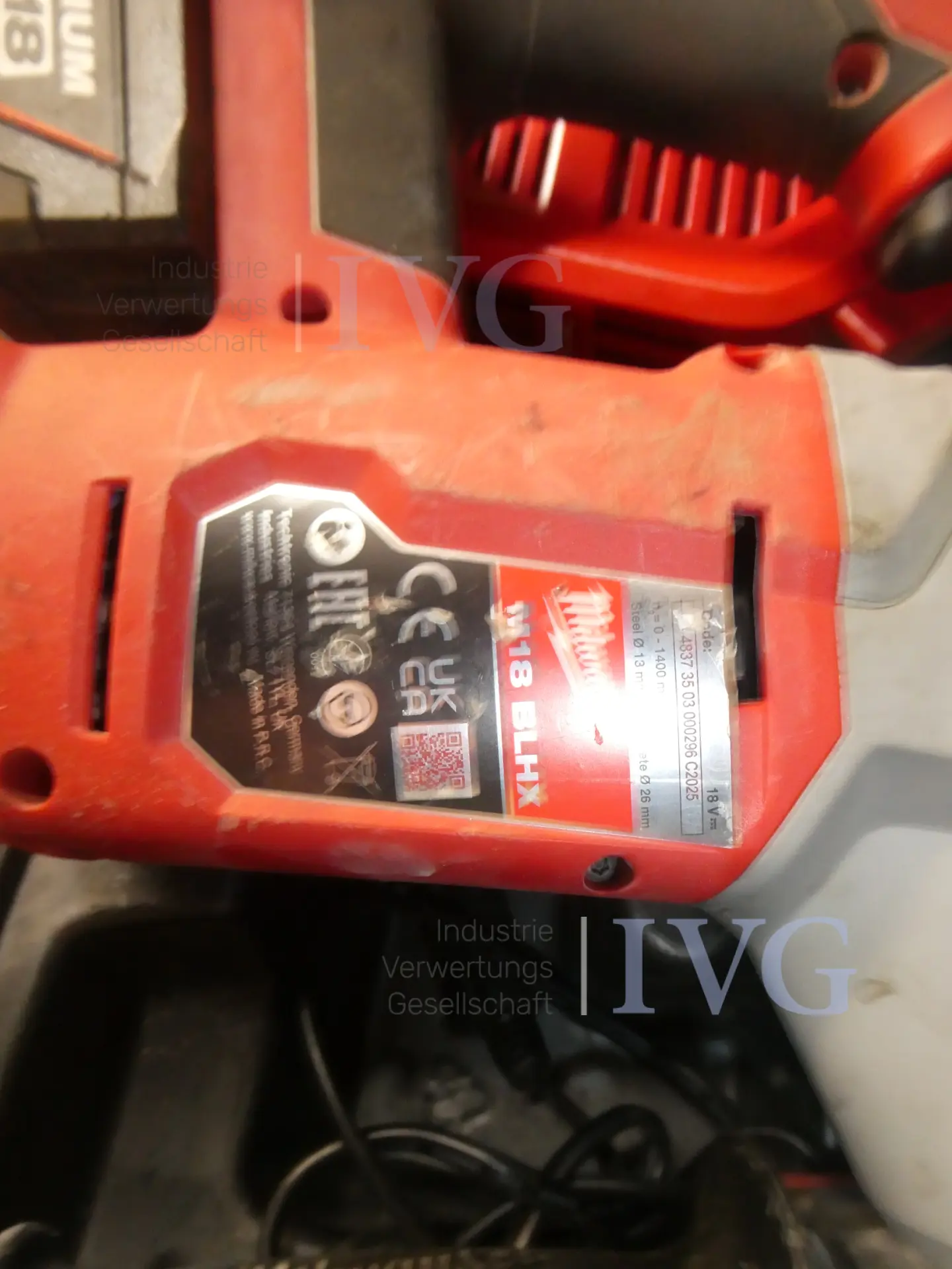 Akku-Bohrhammer MILWAUKEE M18 BLHX – foto 3 – kavel bij IVG, Oberhausen