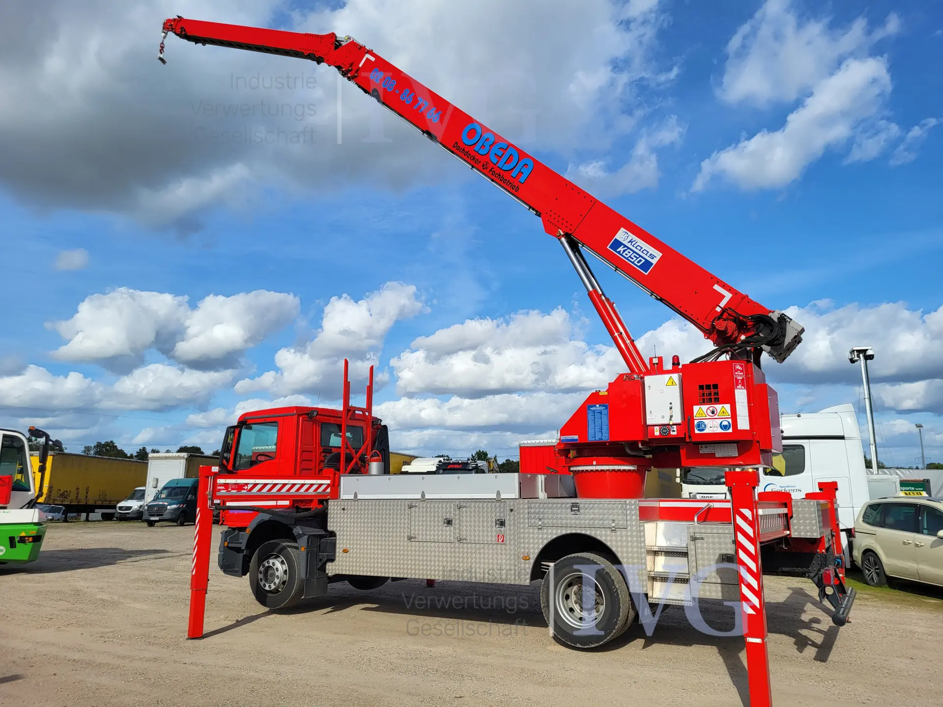 selbstf. Arbeitsmasch. Autokran MAN TRUCK & BUS TGM – foto 9 – kavel bij IVG, Kirchlengern