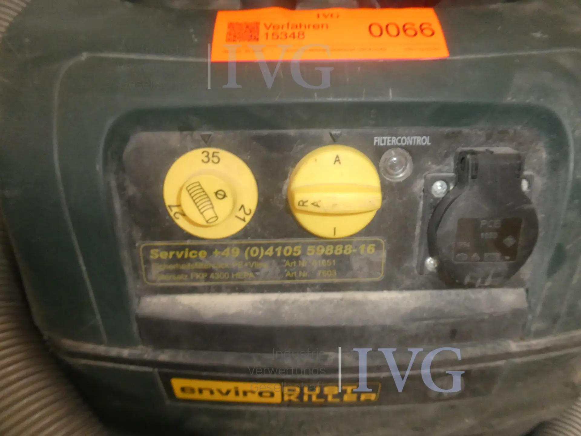 Industriële stofzuiger ASUP Enviro Dustkiller 1430 IS – foto 3 – kavel bij IVG, Oberhausen