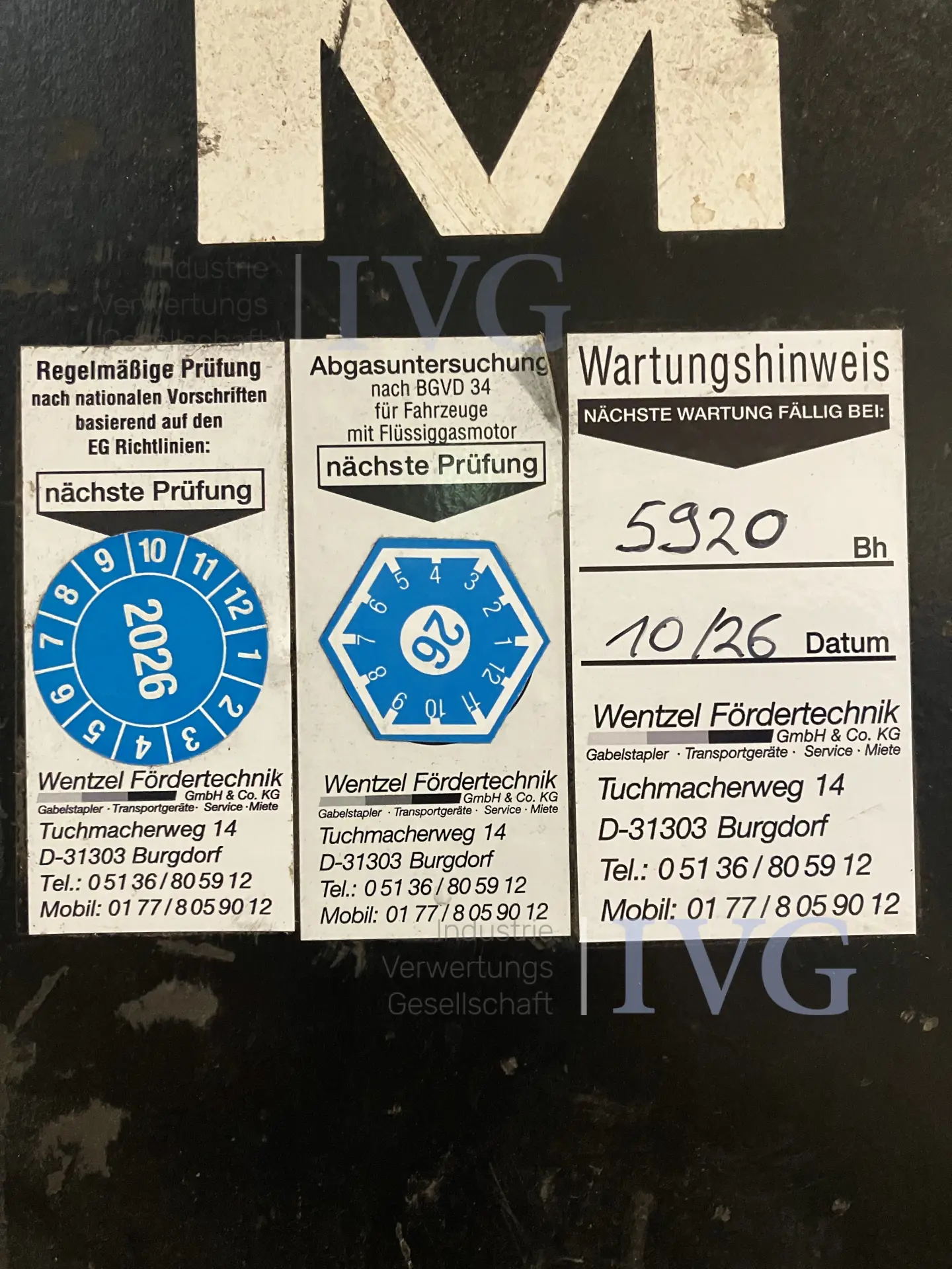 Treibgas – Gabelstapler TCM FG30N8T – foto 9 – kavel bij IVG, Sarstedt