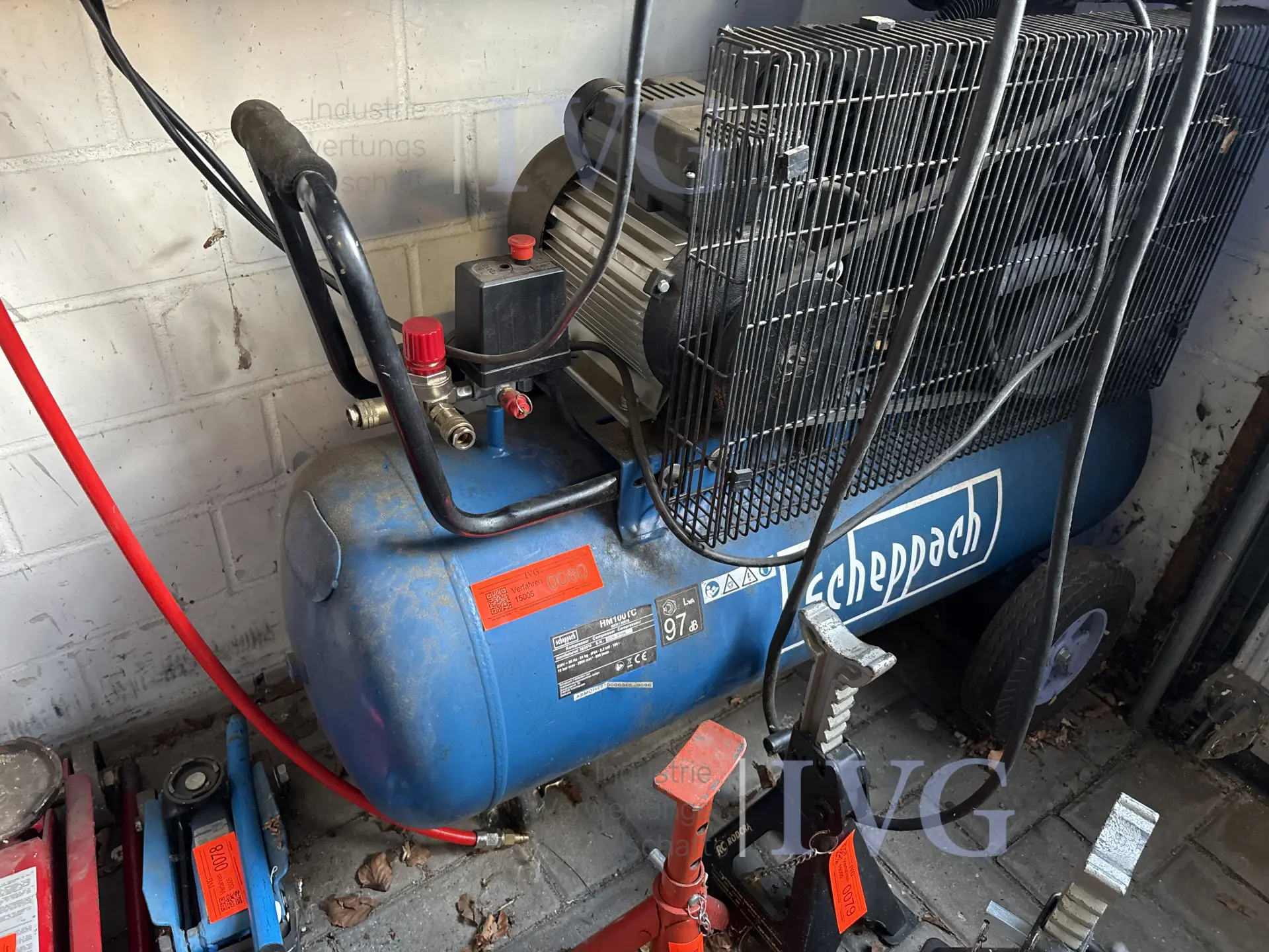 Kolbenkompressor SCHEPPACH AM100TC – foto 2 – kavel bij IVG, Cloppenburg