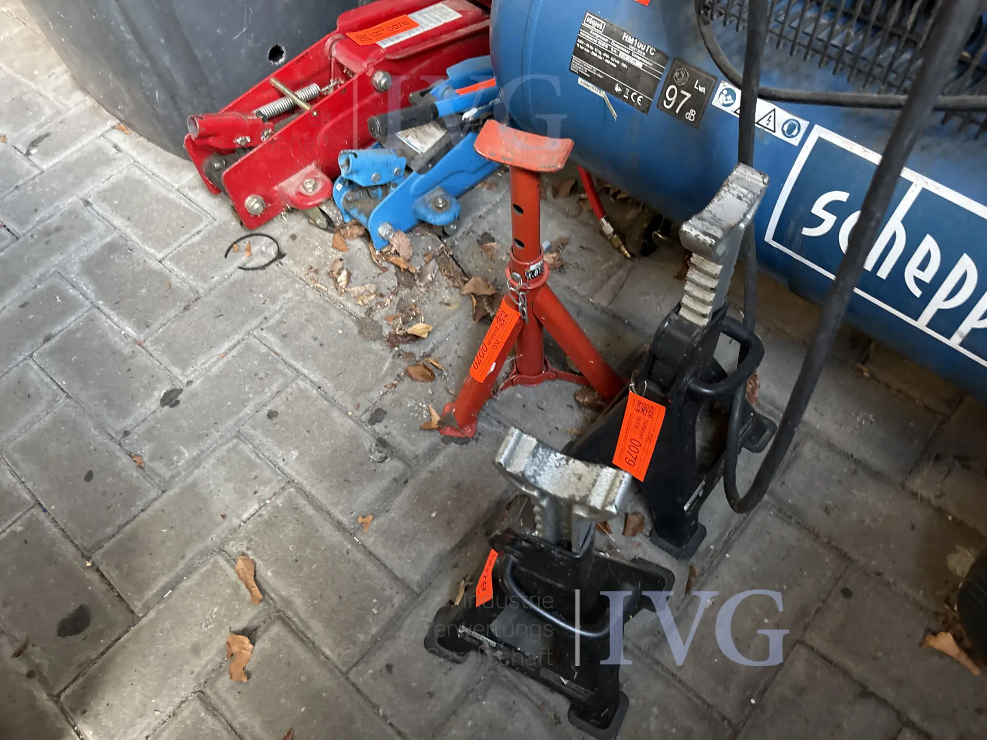 Ondersteuningsblokken – foto 2 – kavel bij IVG, Cloppenburg