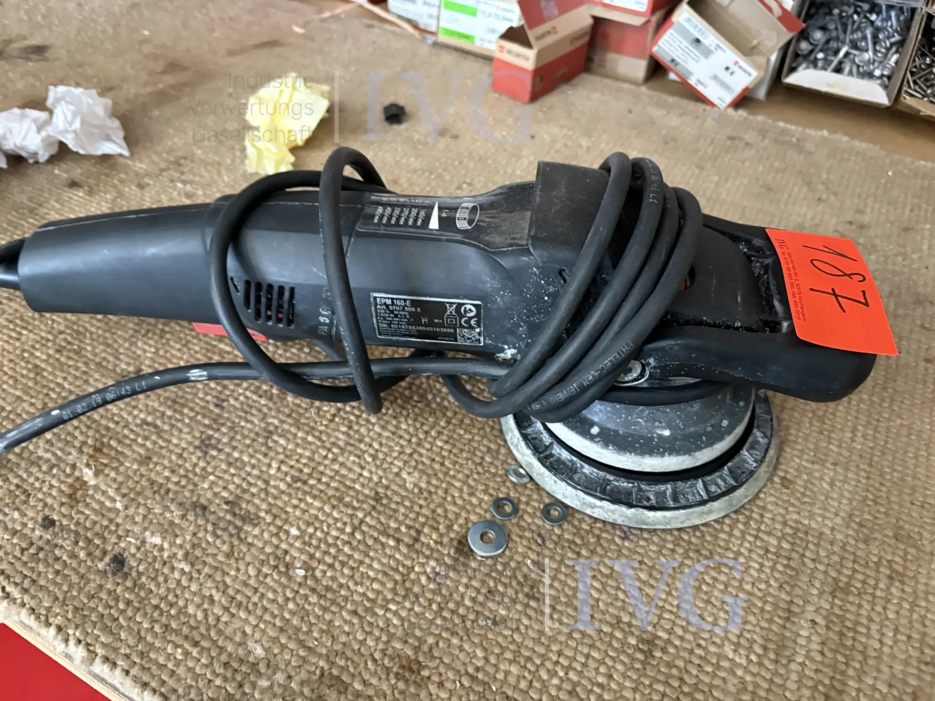 Poliermaschine WÜRTH EPM 160-E – foto 2 – kavel bij IVG, Cloppenburg