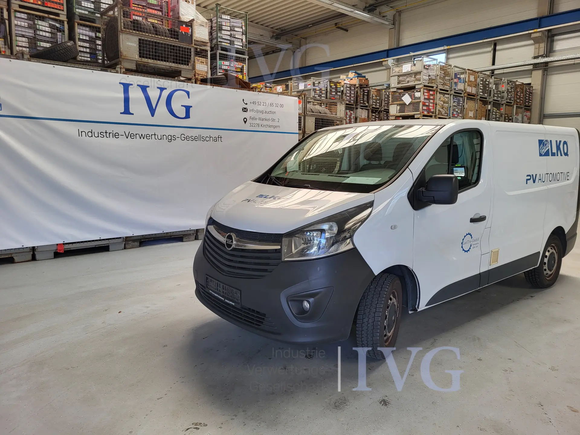 Van OPEL Vivaro-B – kavel bij IVG, Kirchlengern