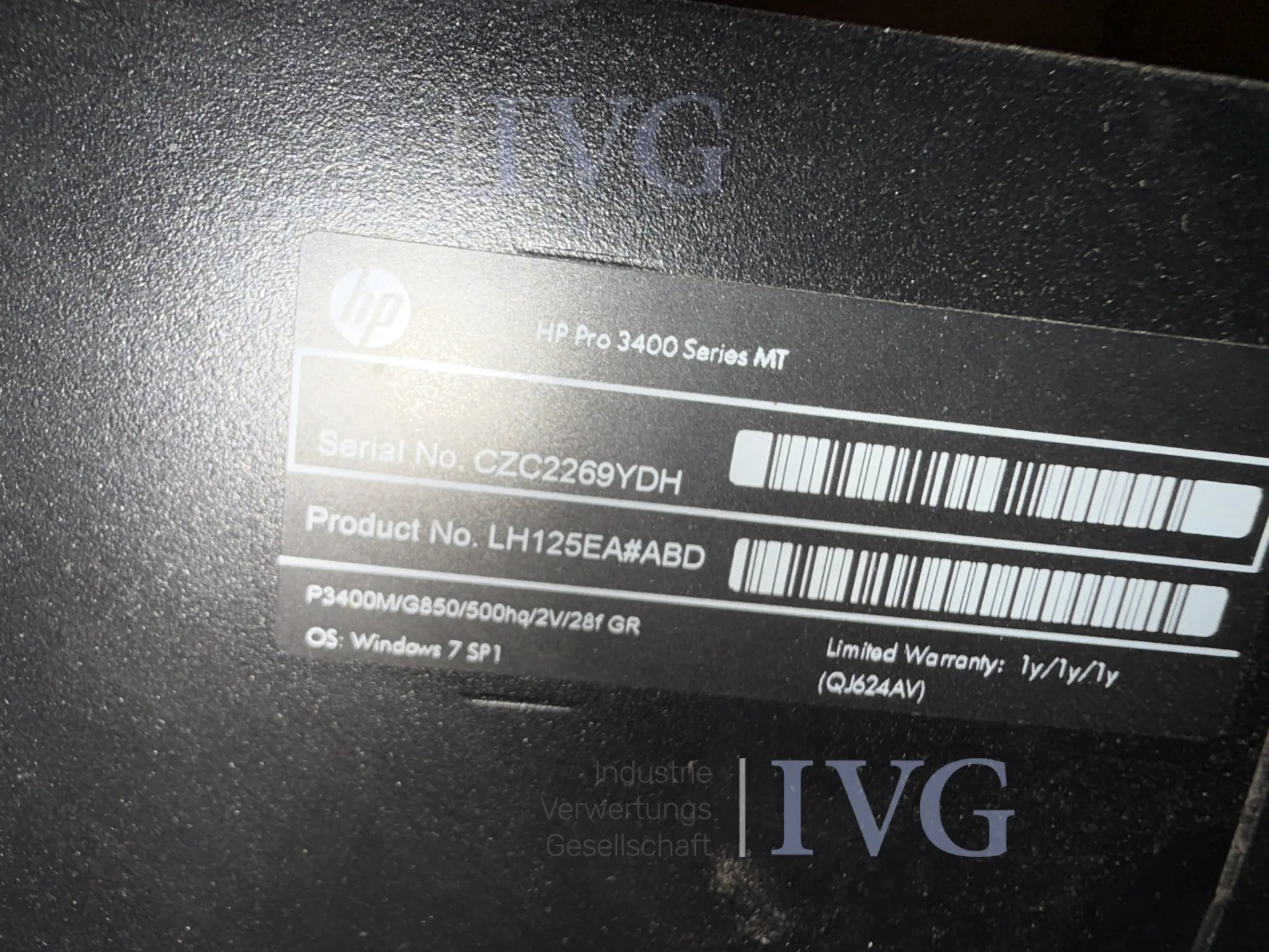 PC HP ProDesk 3400 Series MT – foto 4 – kavel bij IVG, Wilhelmshaven