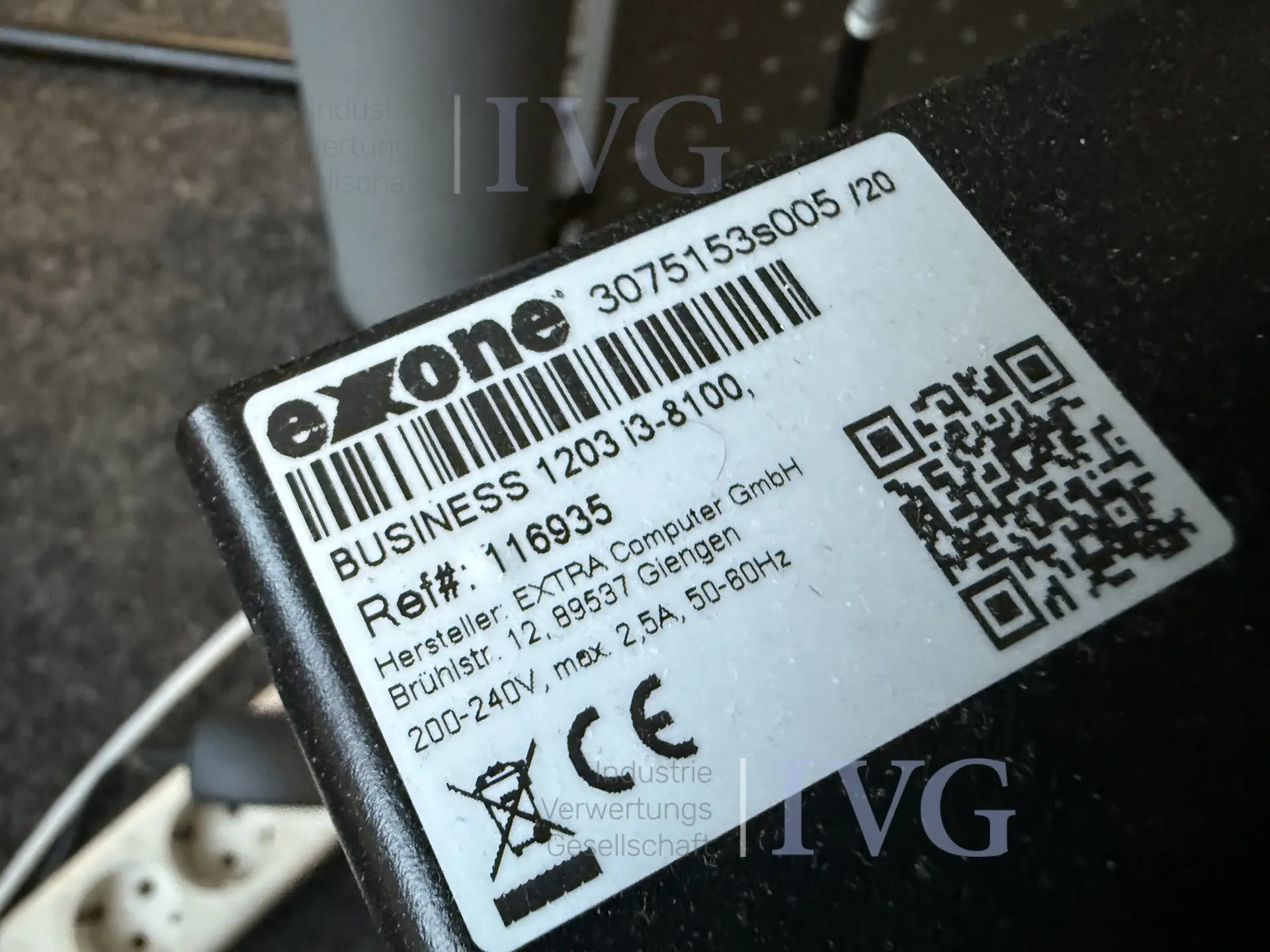PC EXONE Business 1203 i3-8100 – foto 3 – kavel bij IVG, Wilhelmshaven