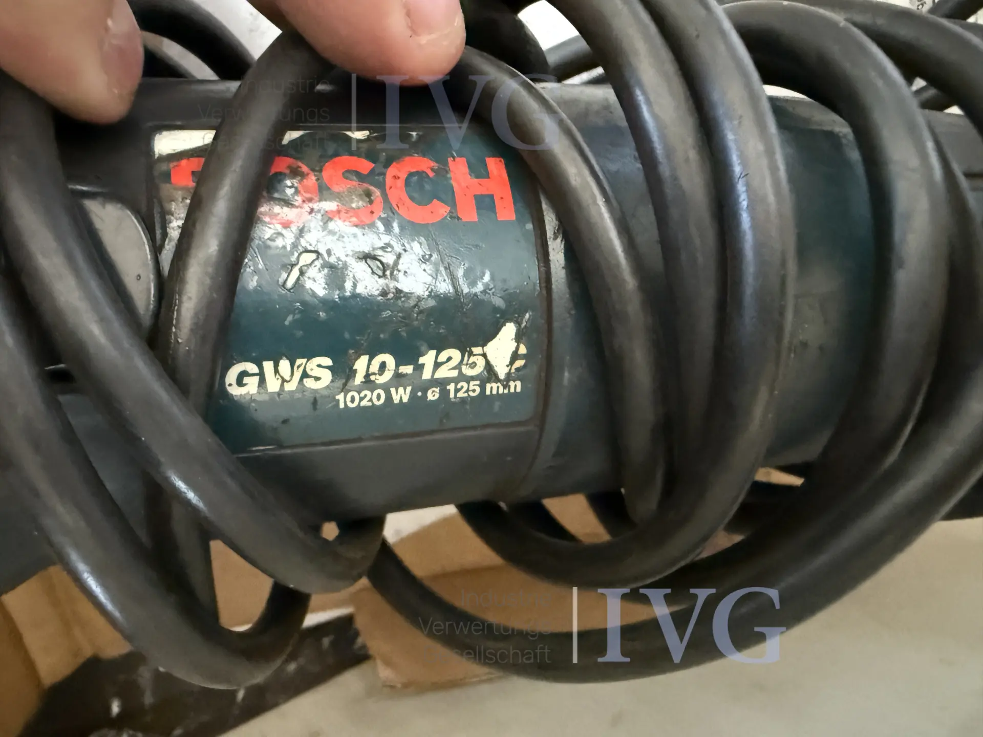 Haakse slijpmachine BOSCH GWS C-125 – foto 3 – kavel bij IVG, Wilhelmshaven
