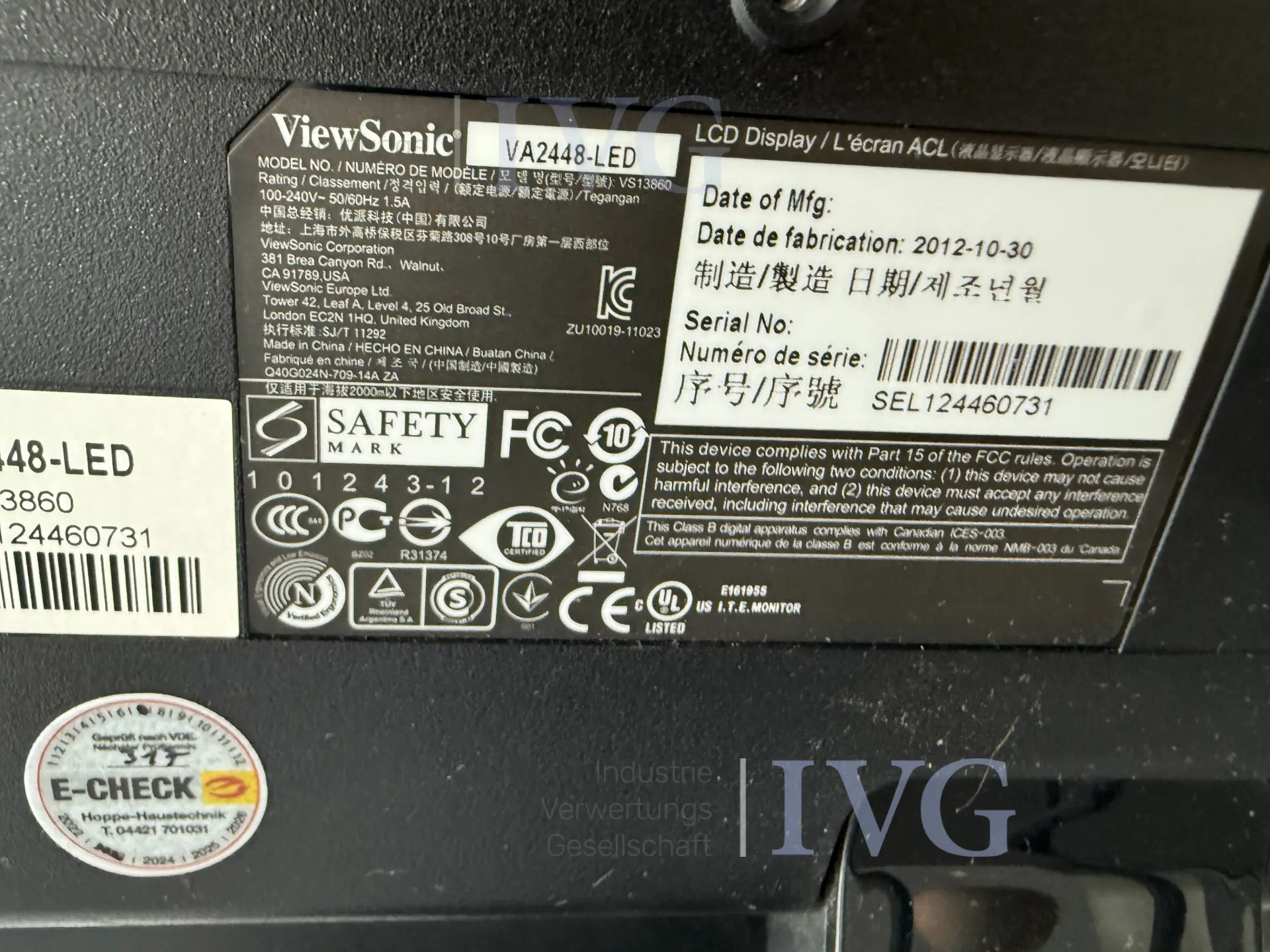 PC (schwarz) – foto 4 – kavel bij IVG, Wilhelmshaven