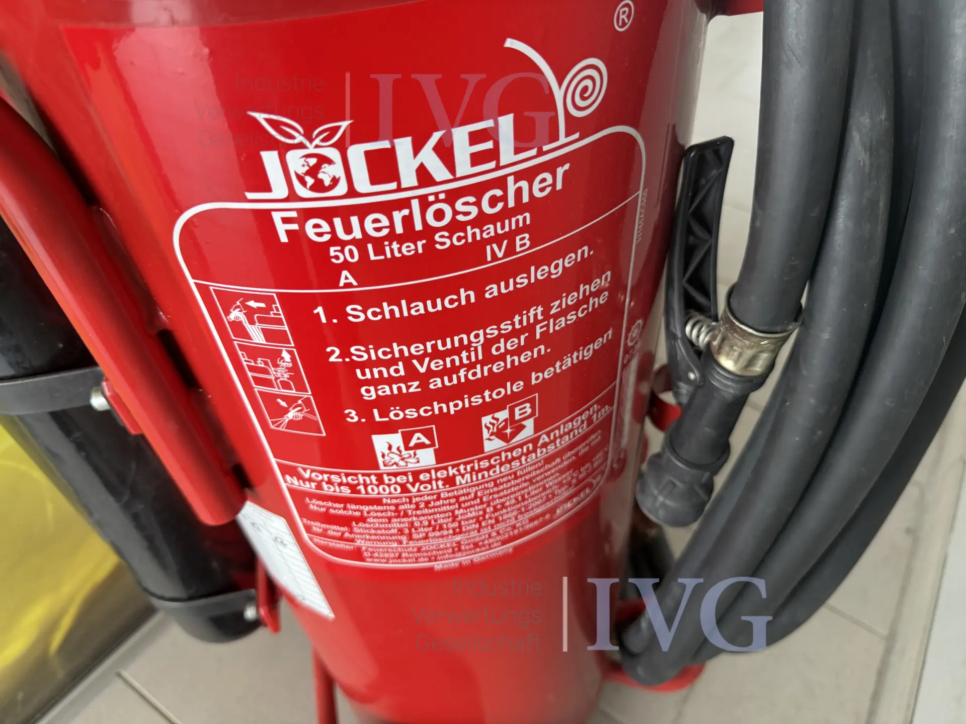 Brandblusser JOCKEL – foto 5 – kavel bij IVG, Wilhelmshaven