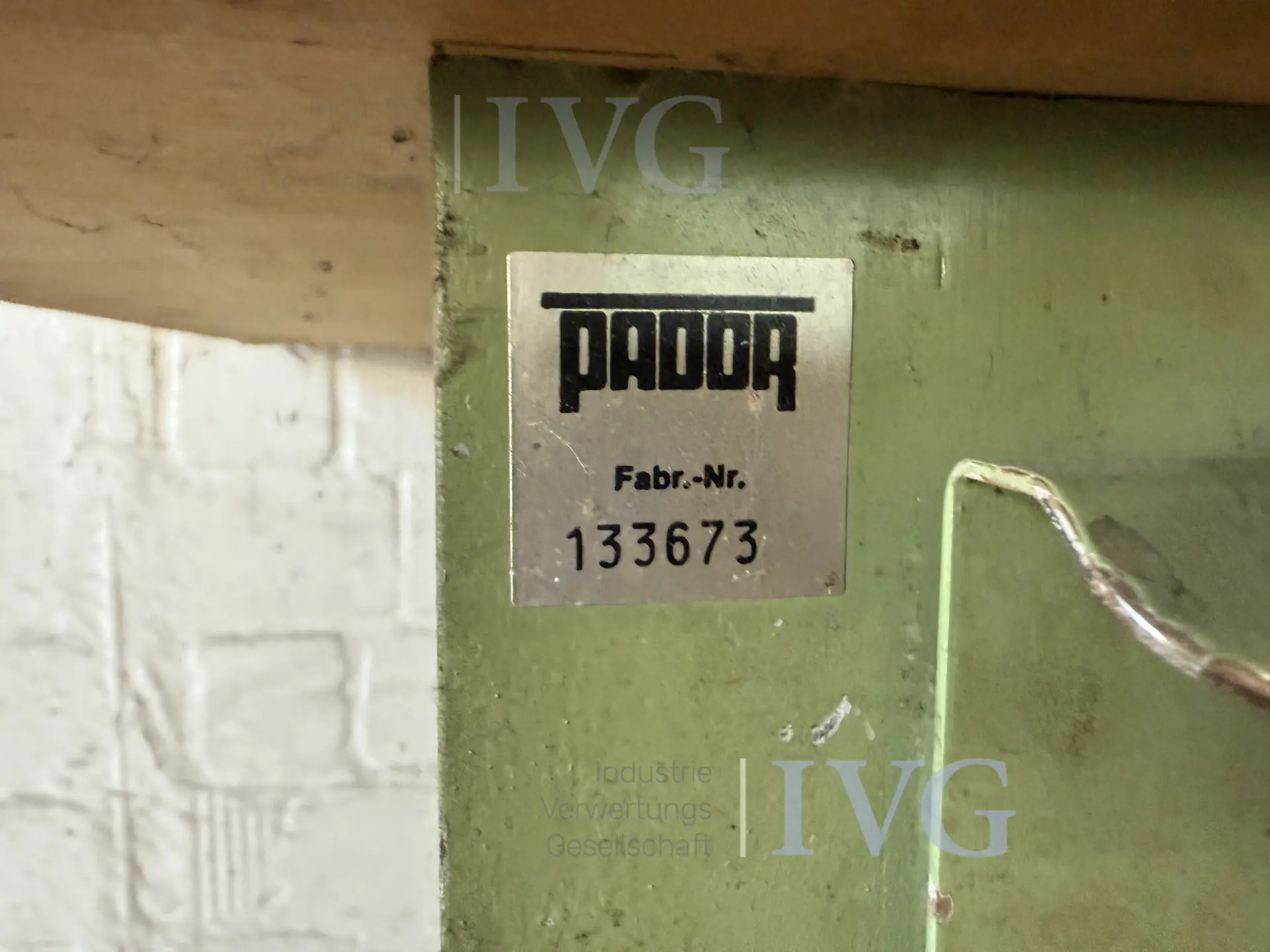 Werkbank PADOR – foto 2 – kavel bij IVG, Wilhelmshaven