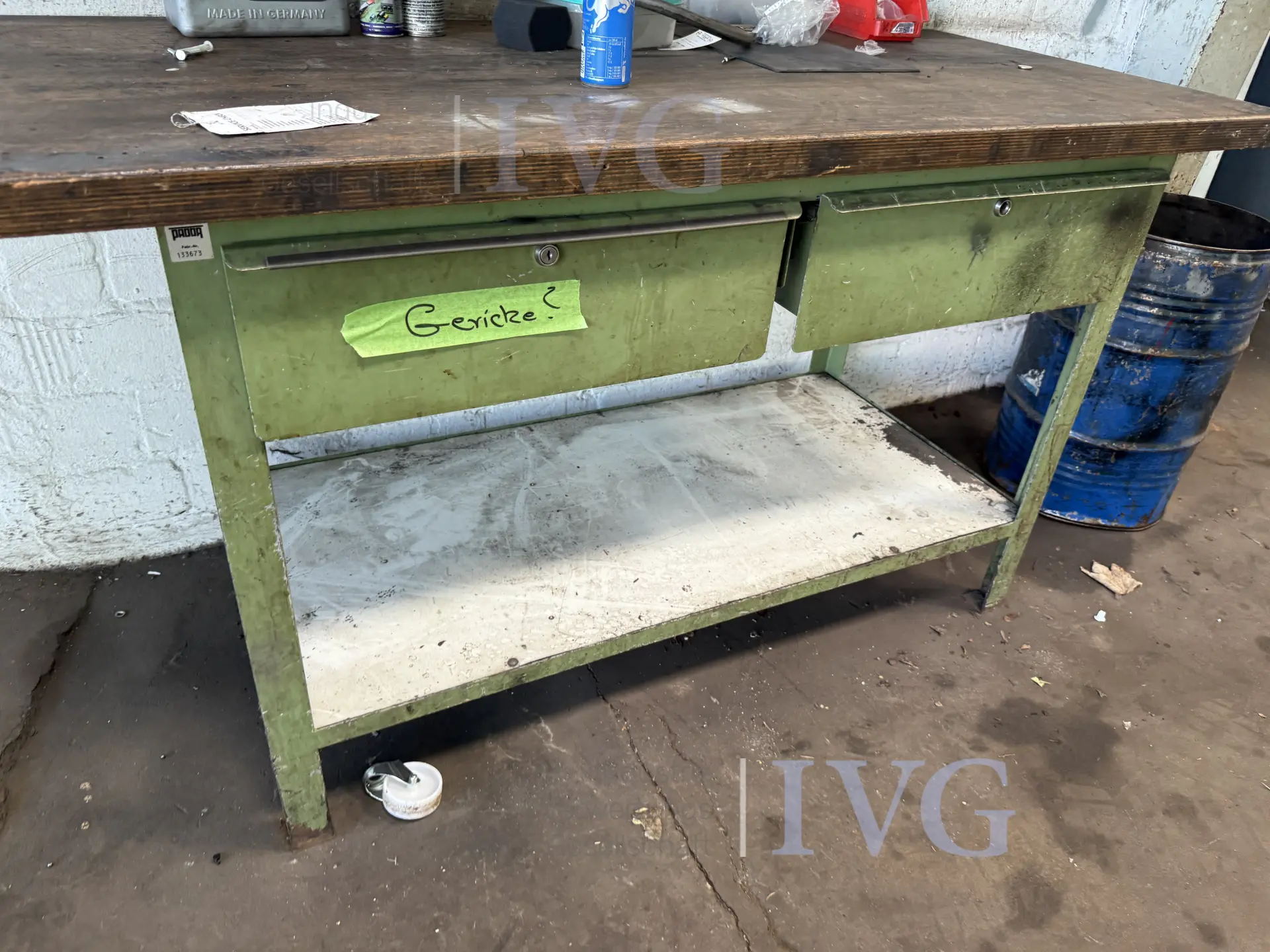 Werkbank PADOR – foto 3 – kavel bij IVG, Wilhelmshaven