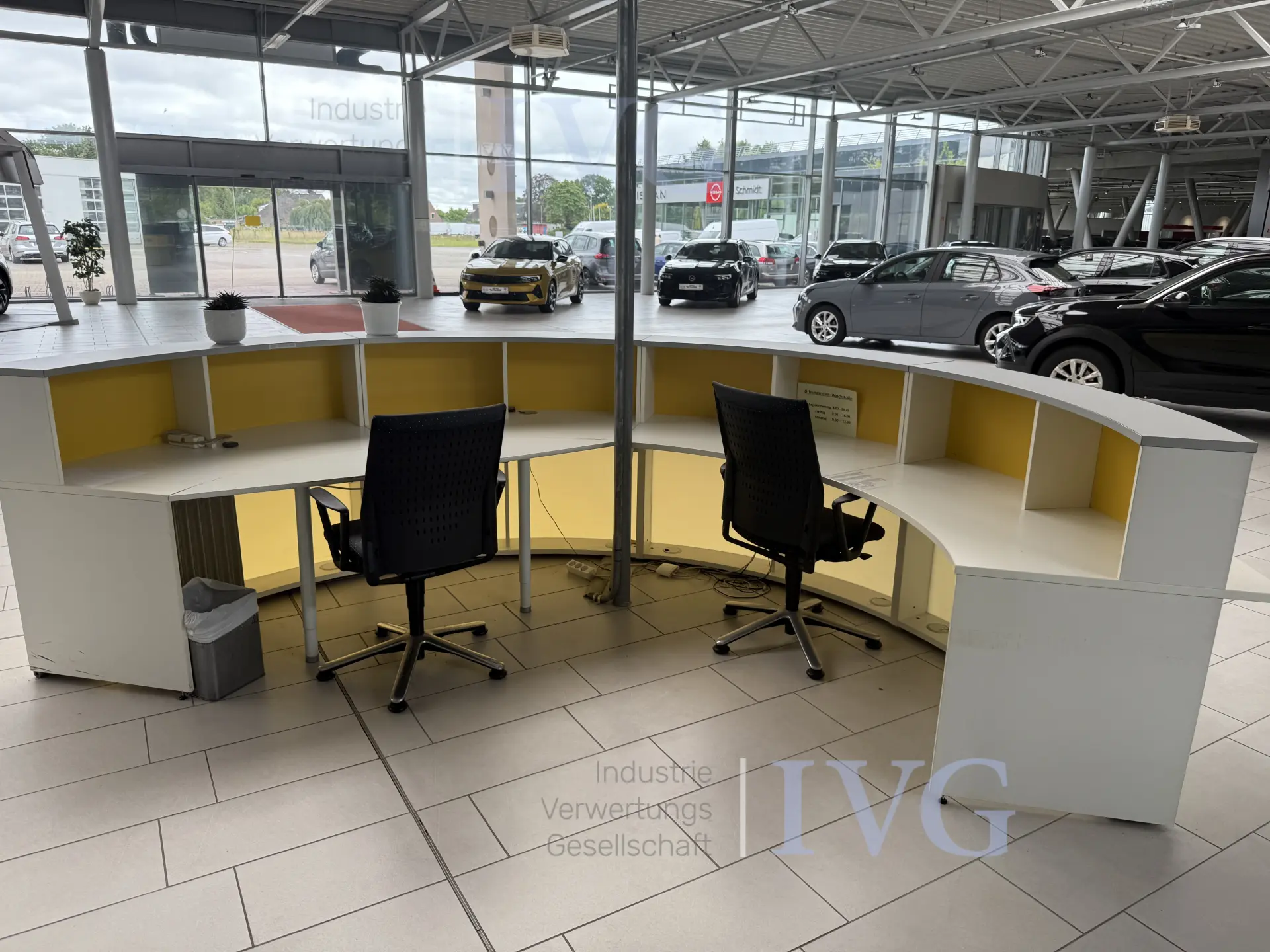 Informatiebalie – foto 2 – kavel bij IVG, Wilhelmshaven