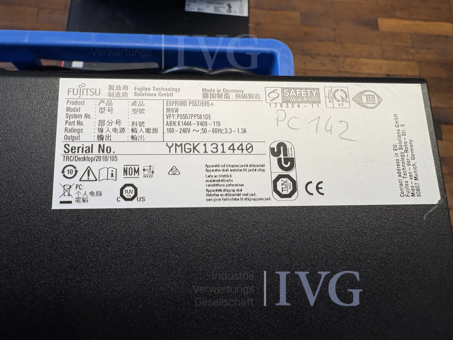 Pc fujitsu esprimo – foto 2 – kavel bij IVG, Schwaigern
