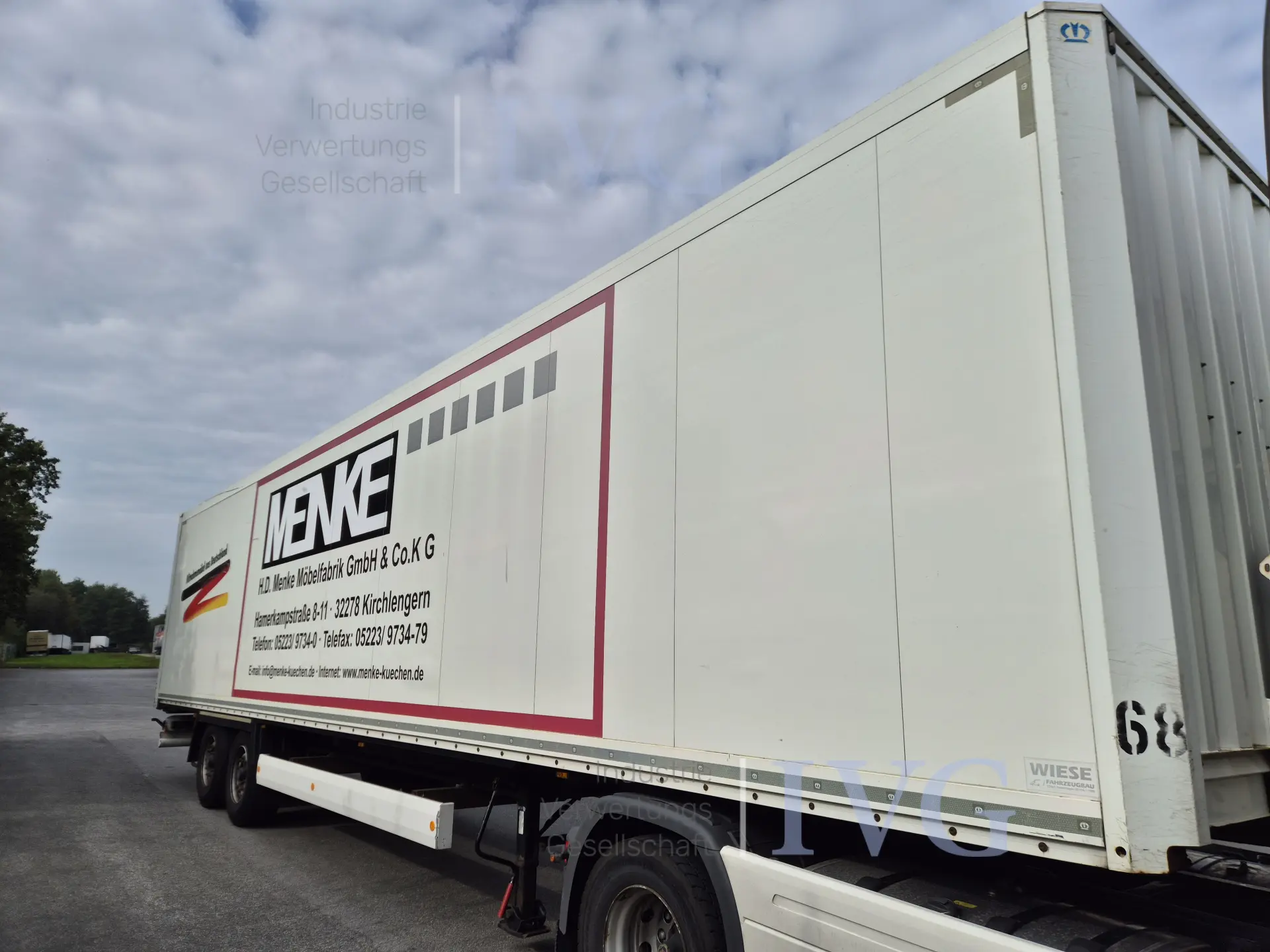 Anhänger > 10 t DA geschlossener Kasten KRONE – foto 2 – kavel bij IVG, Rödinghausen